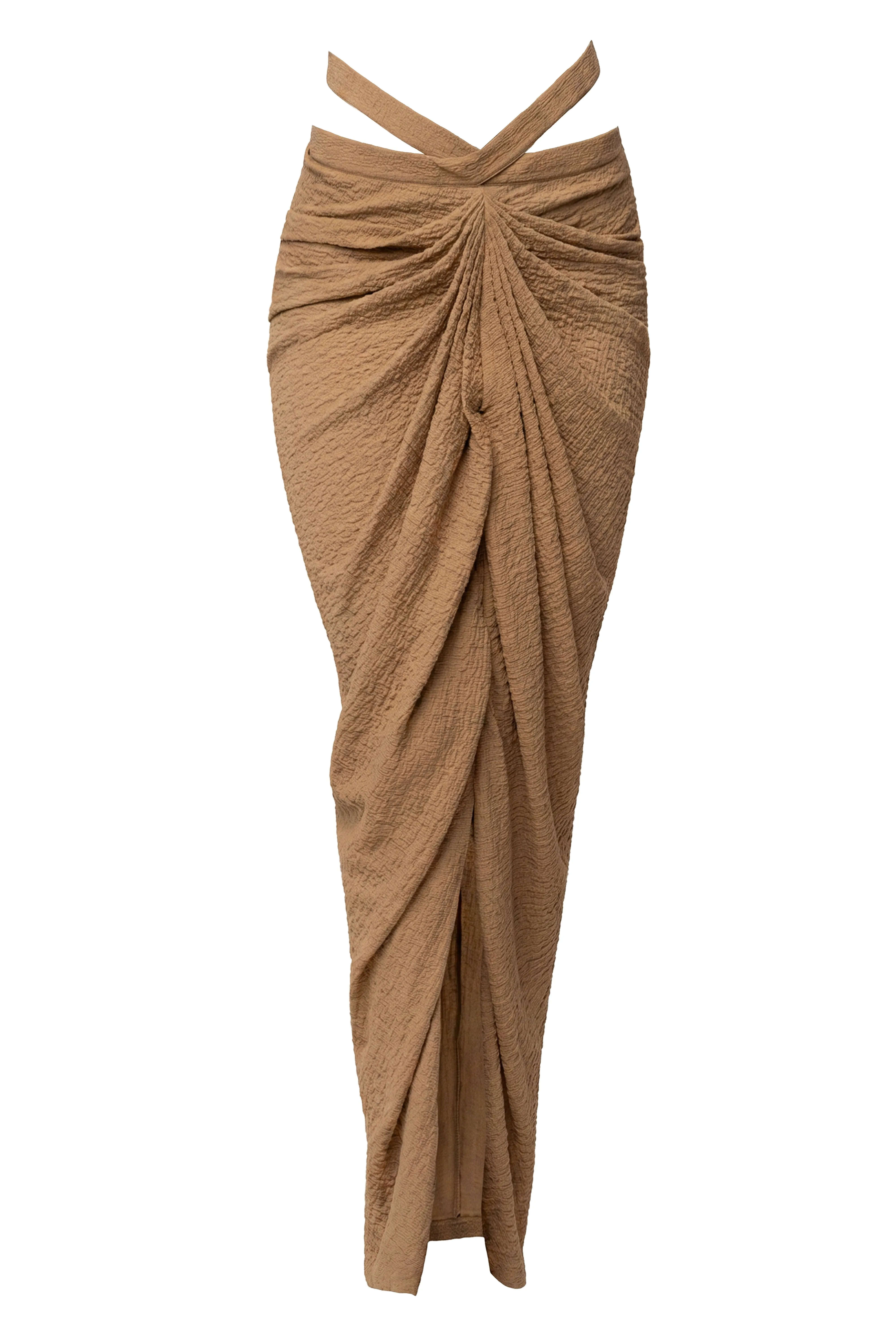 Beige Cabana Slit Maxi Skirt sold by JLUXLABEL product image thumbnail 3