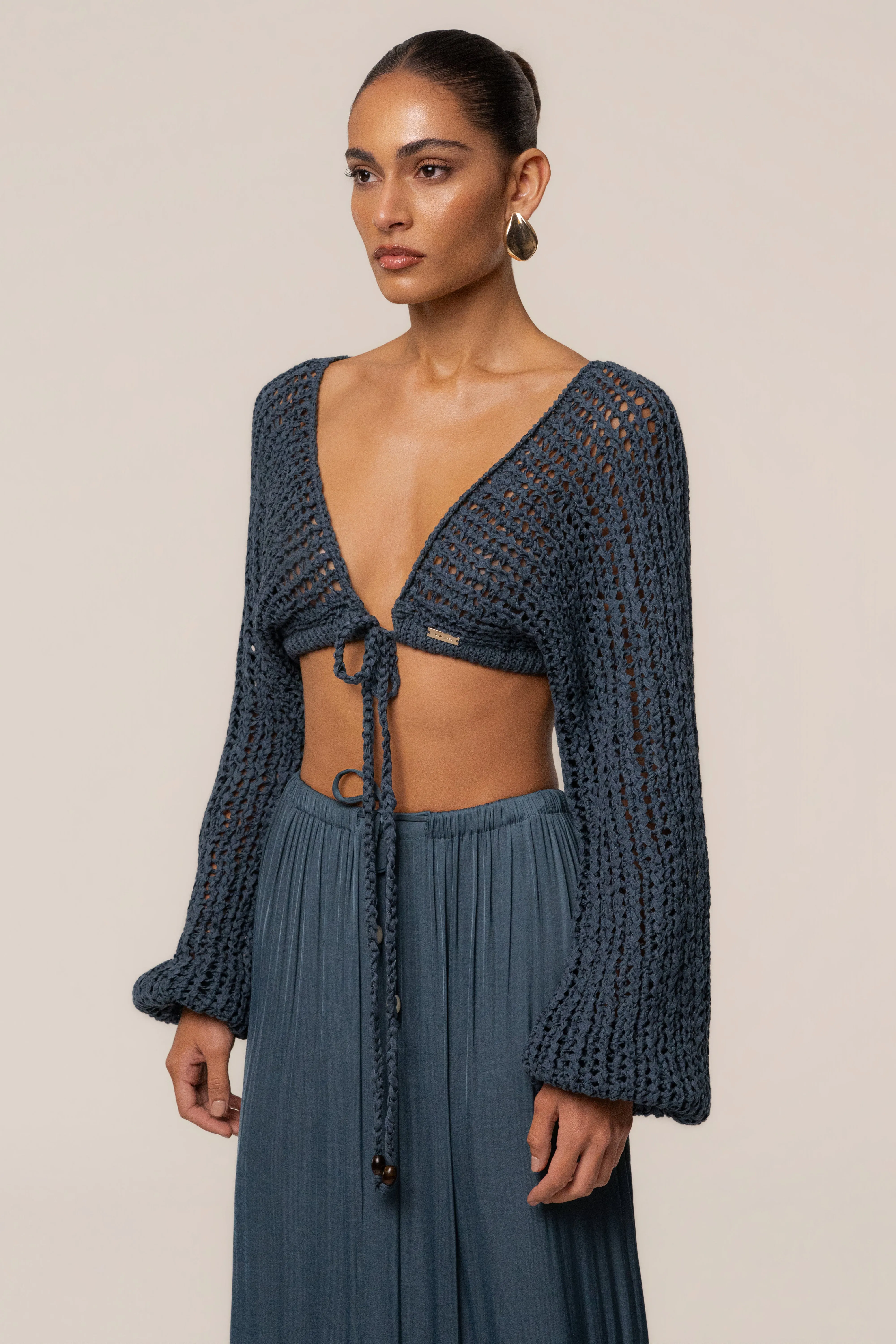 Teal Sun And Sand Maxi Skirt sold by JLUXLABEL product image thumbnail 5