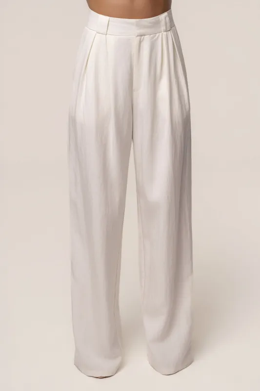 Ivory Stay Ready Trouser made by JLUXLABEL