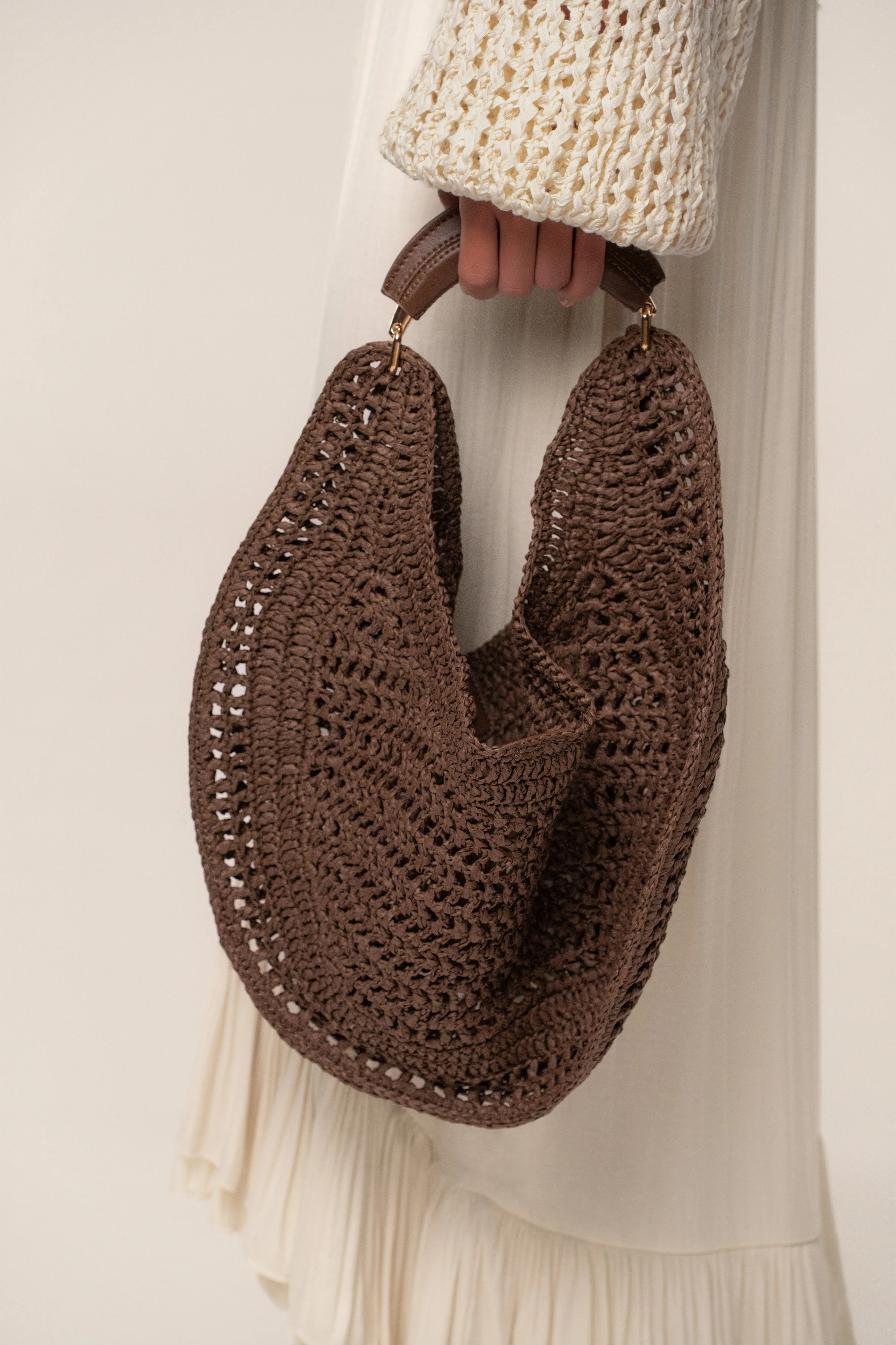 Chocolate Seaside Woven Bag sold by JLUXLABEL product image thumbnail 5