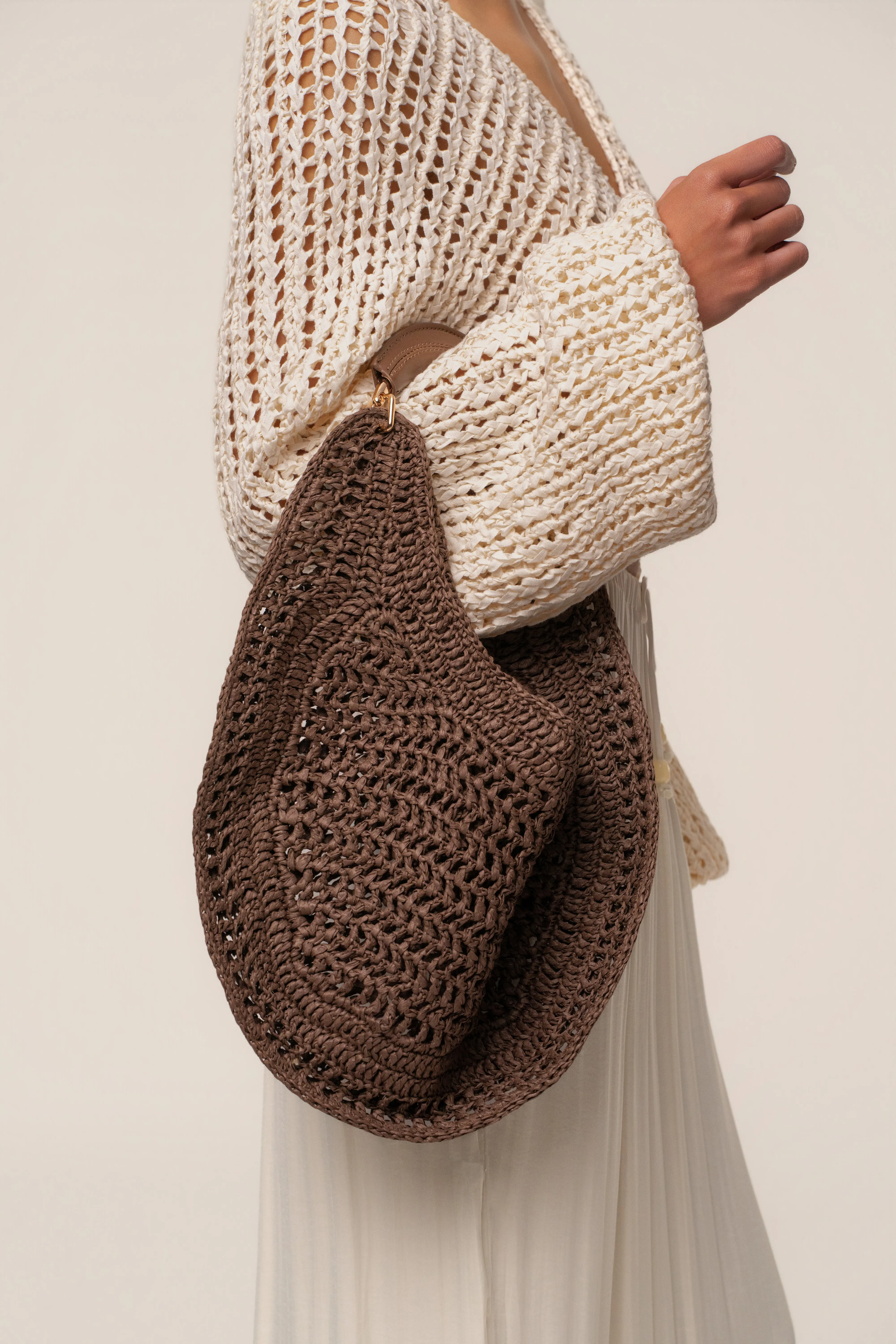 Chocolate Seaside Woven Bag sold by JLUXLABEL product image thumbnail 2