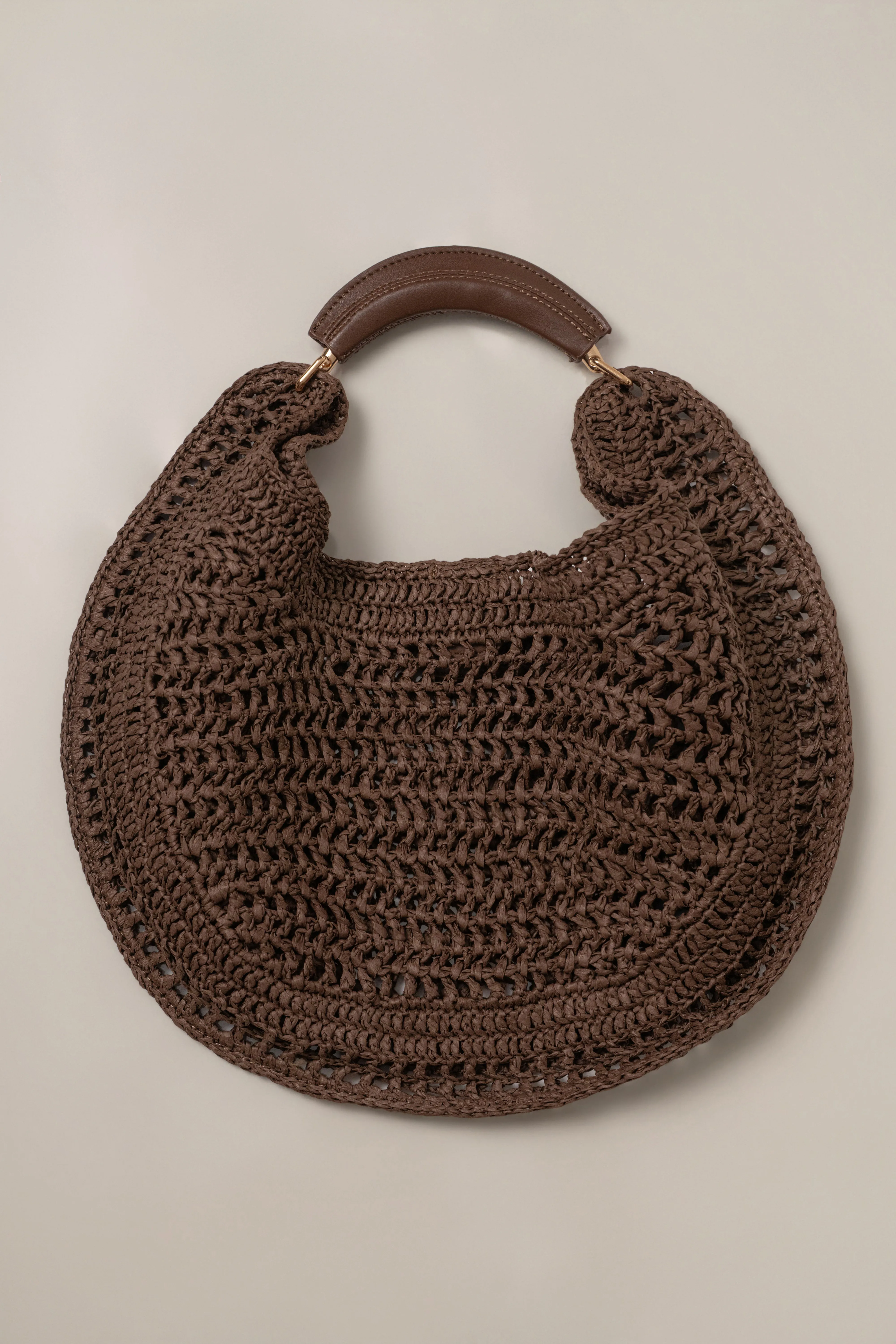 Chocolate Seaside Woven Bag sold by JLUXLABEL