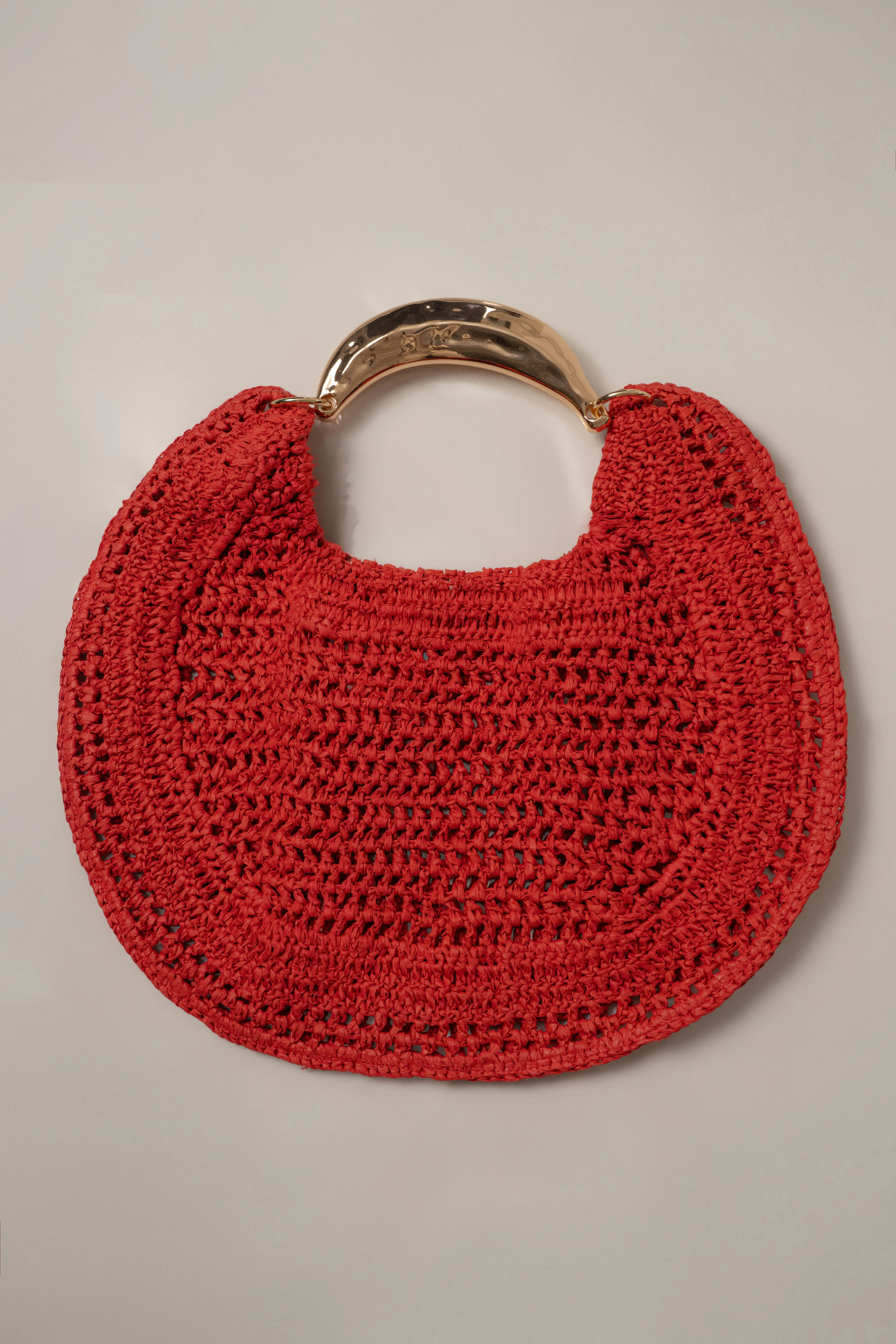 Red Seaside Woven Bag sold by JLUXLABEL product image thumbnail 2