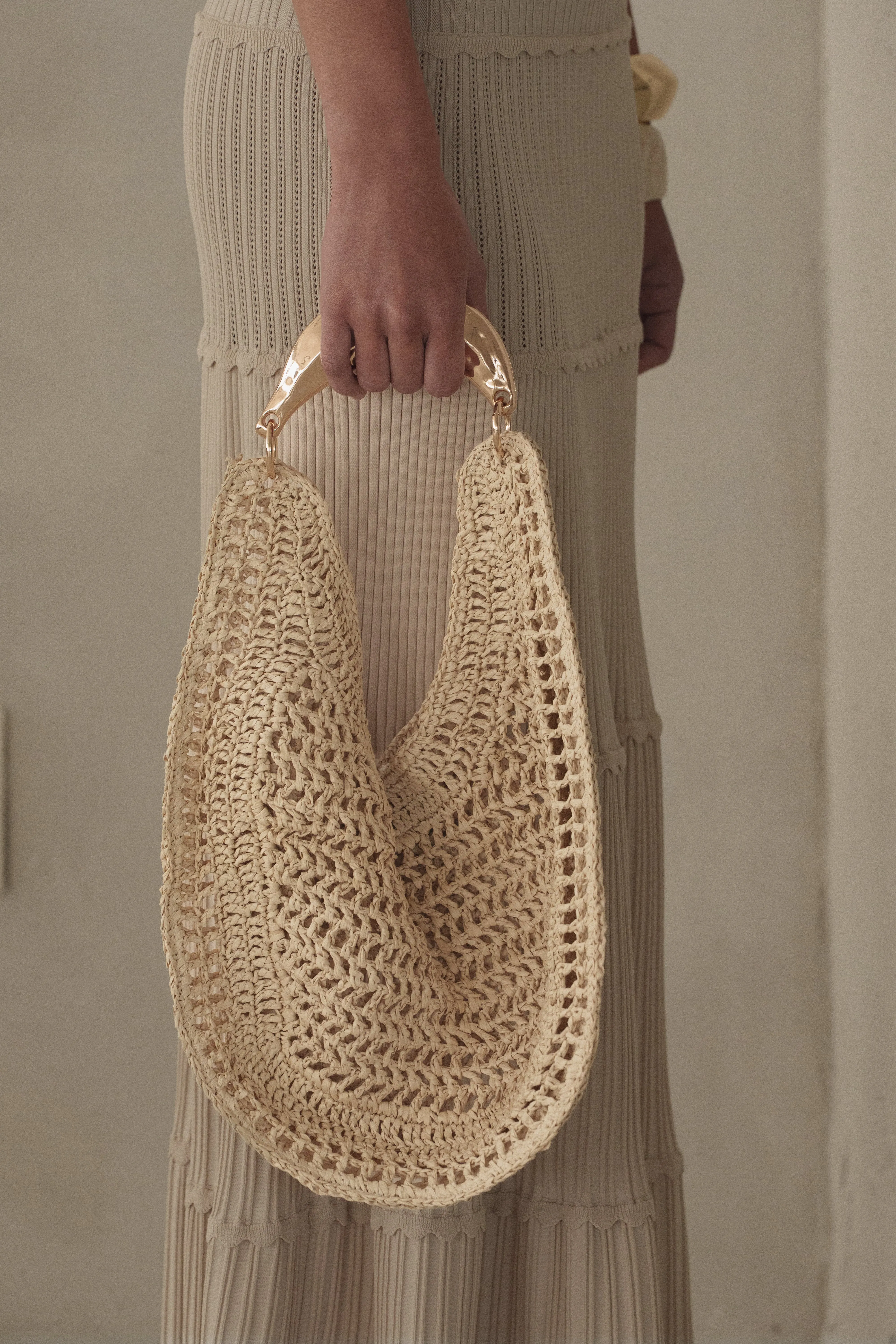 Ivory Seaside Woven Bag sold by JLUXLABEL product image thumbnail 2