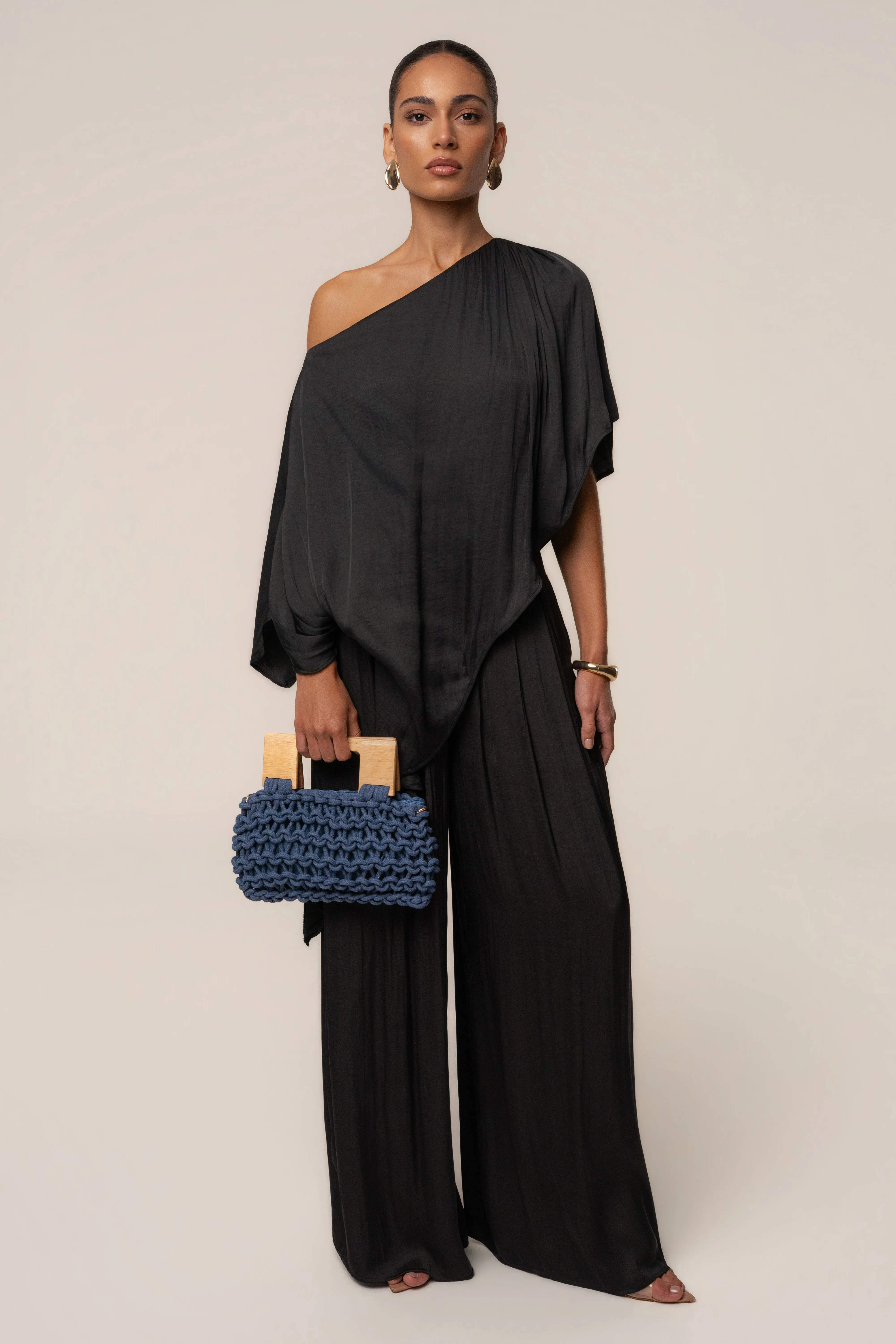 Blue Coastal Weave Shoulder Bag sold by JLUXLABEL product image thumbnail 2