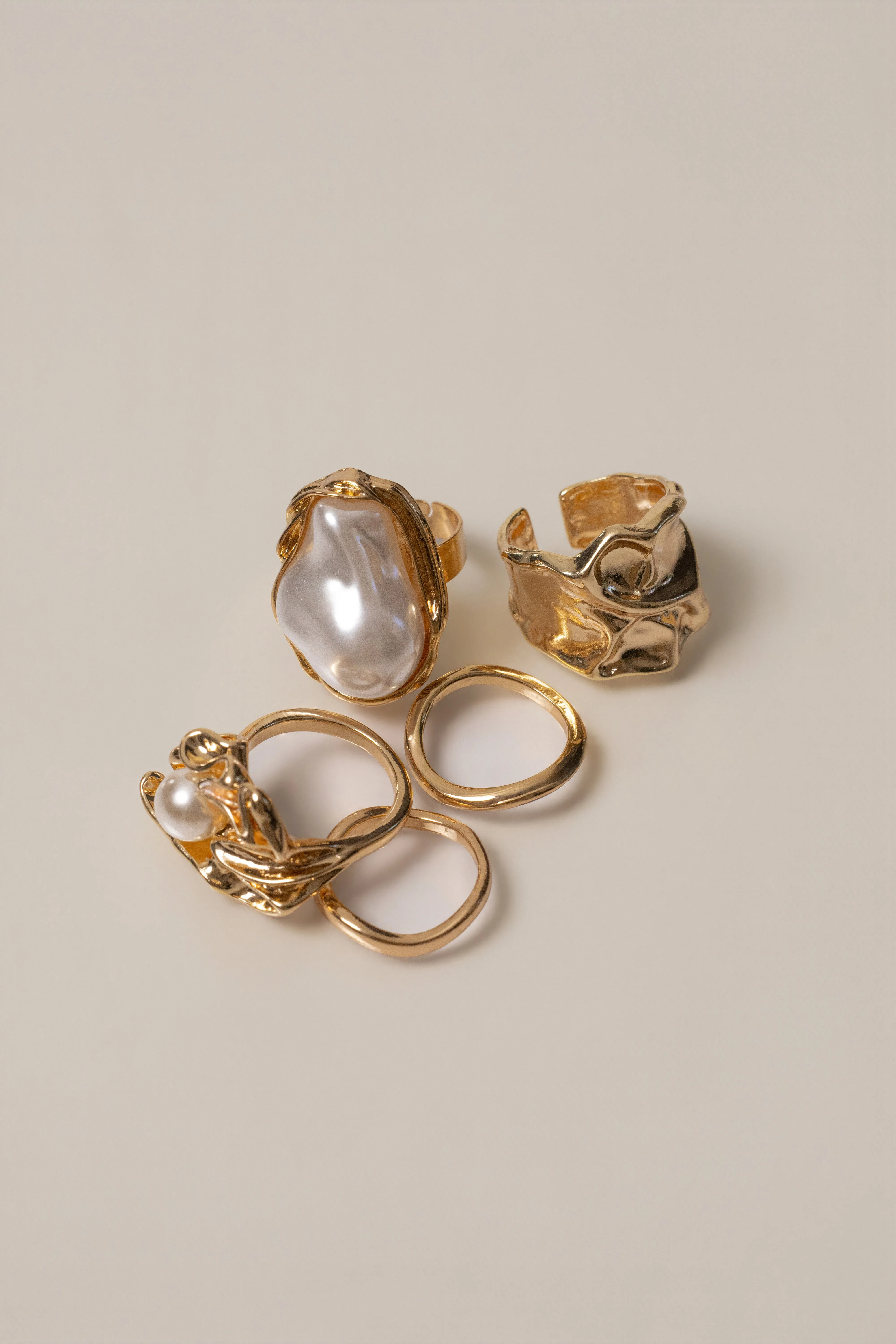 Gold Sea Treasures Ring Set sold by JLUXLABEL