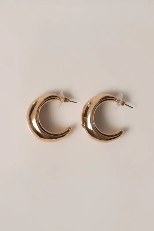 Gold Elise Mini Hoop Earrings made by JLUXLABEL