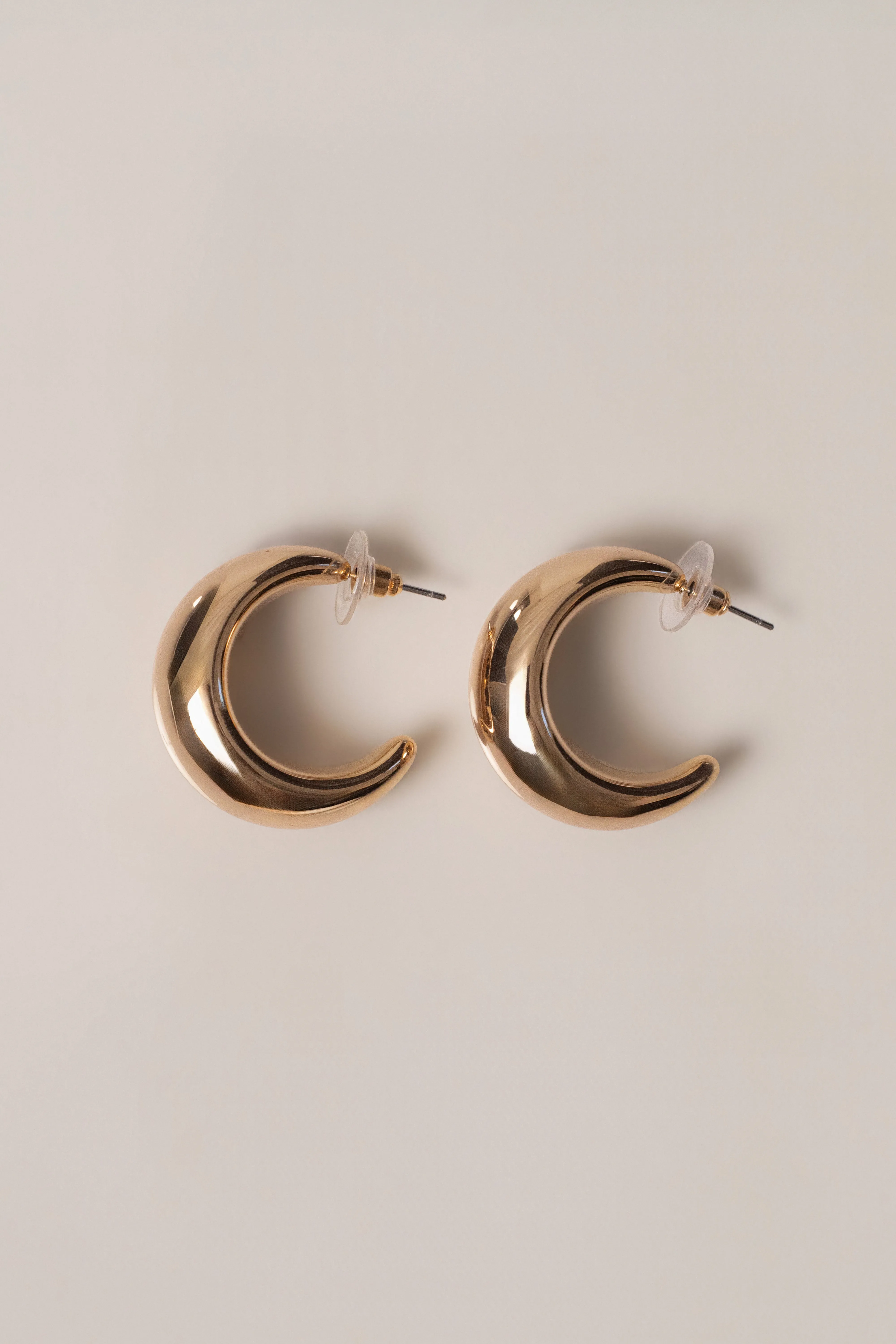 Gold Elise Mini Hoop Earrings sold by JLUXLABEL