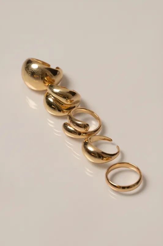 Gold Talia Ring Set made by JLUXLABEL