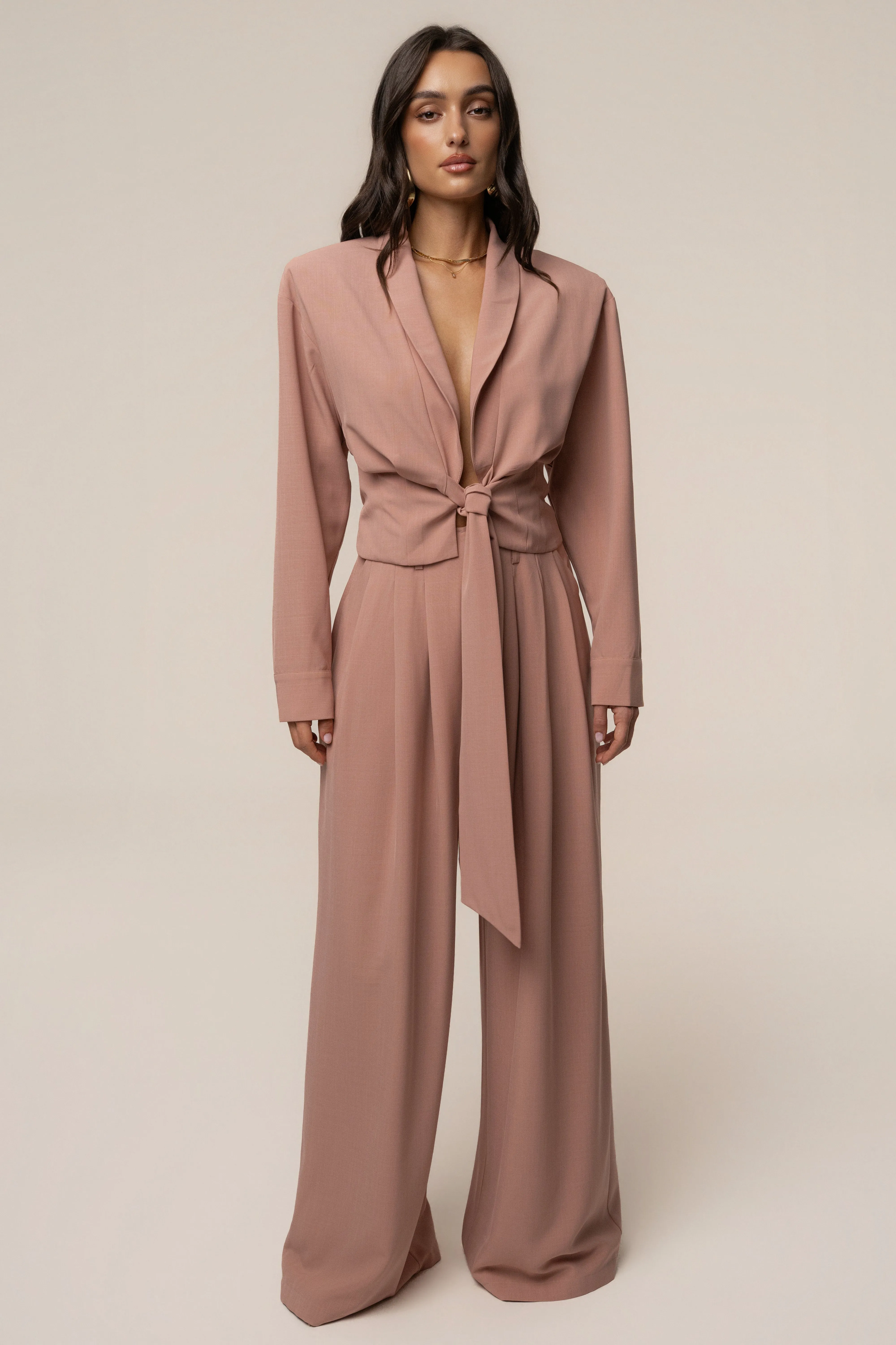 Mauve Estate Wrap Top sold by JLUXLABEL product image thumbnail 2