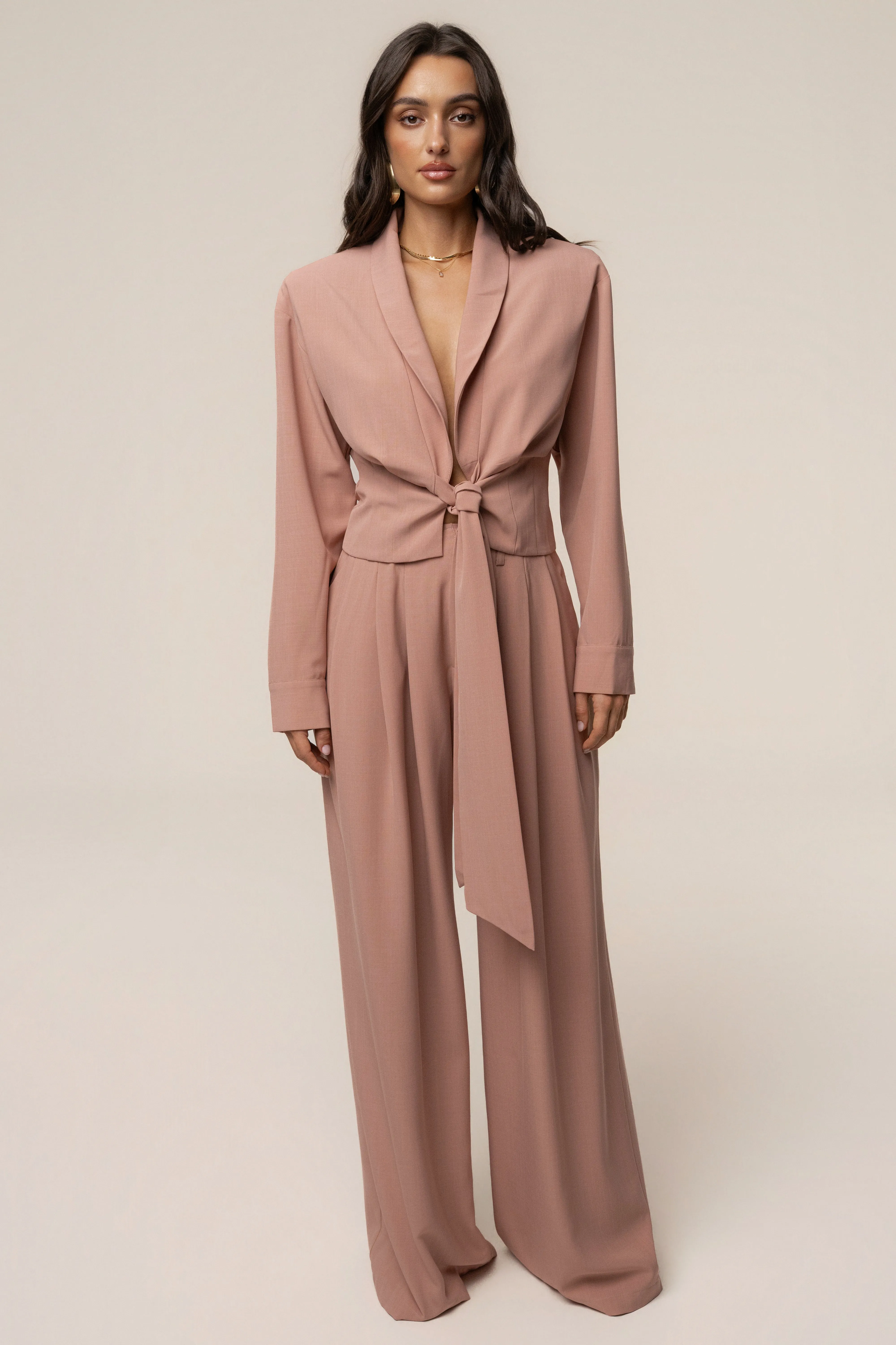 Mauve Estate Wrap Top sold by JLUXLABEL product image thumbnail 5