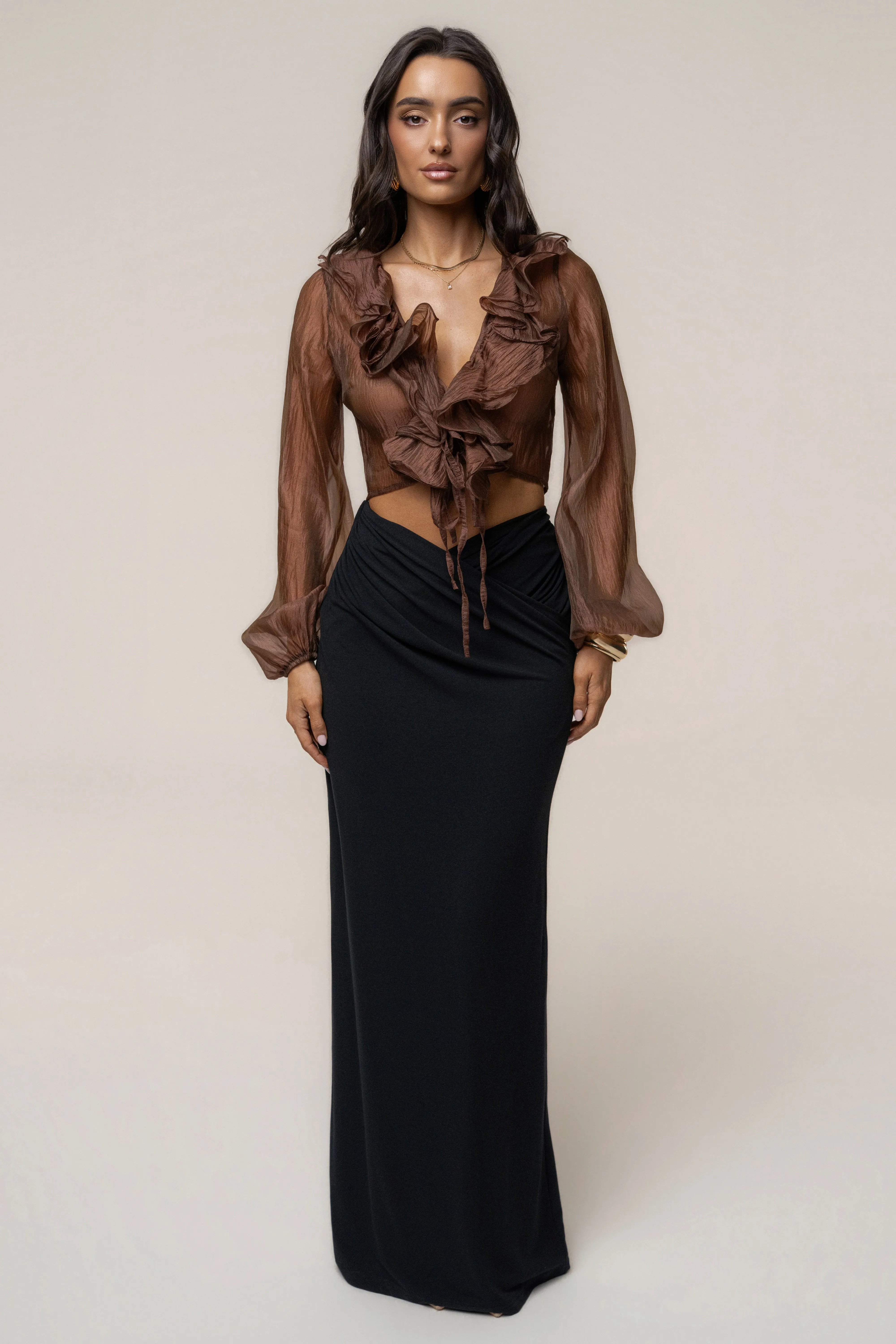 Black Passion Maxi Skirt sold by JLUXLABEL