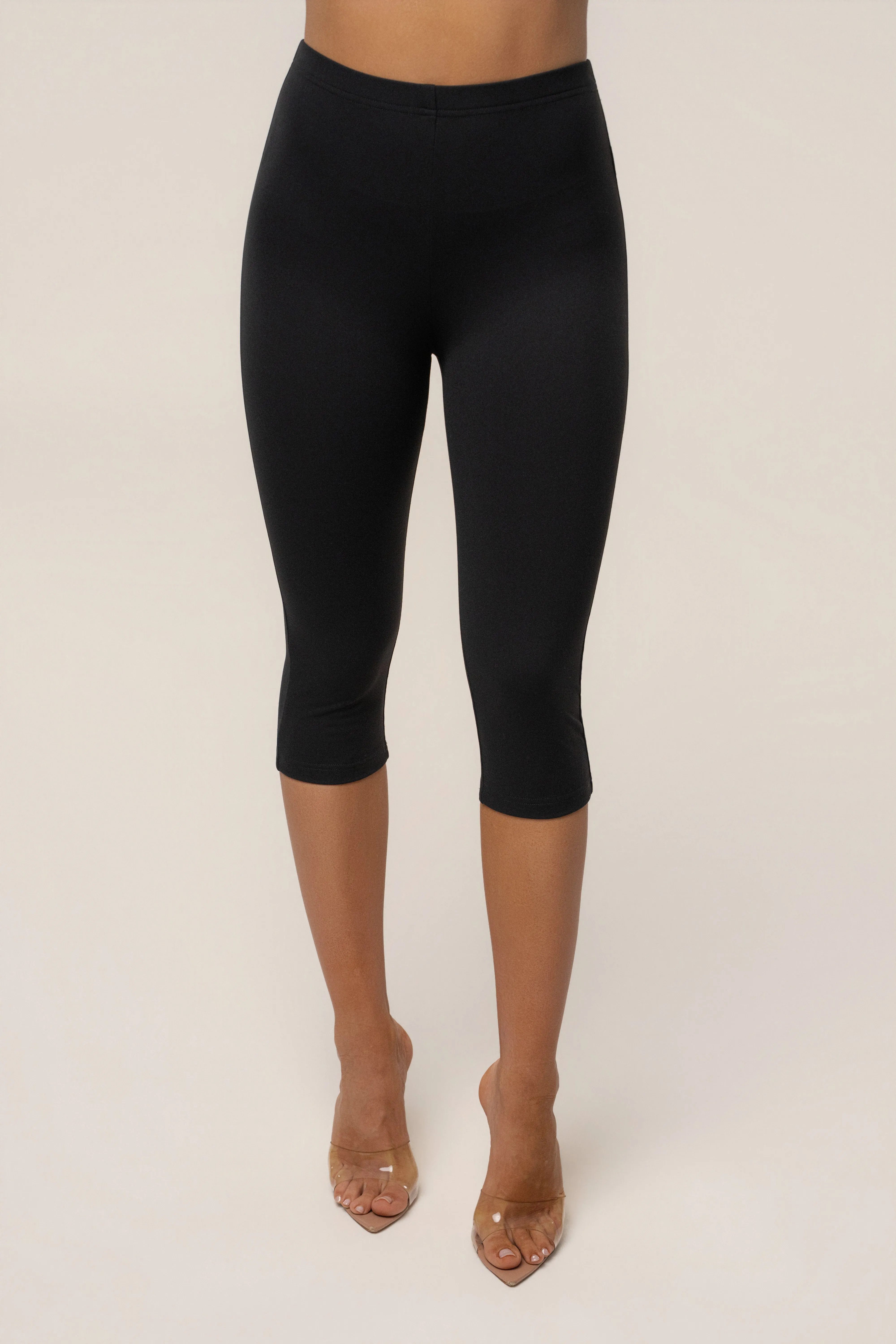 Black Essential Capri Legging sold by JLUXLABEL product image thumbnail 2