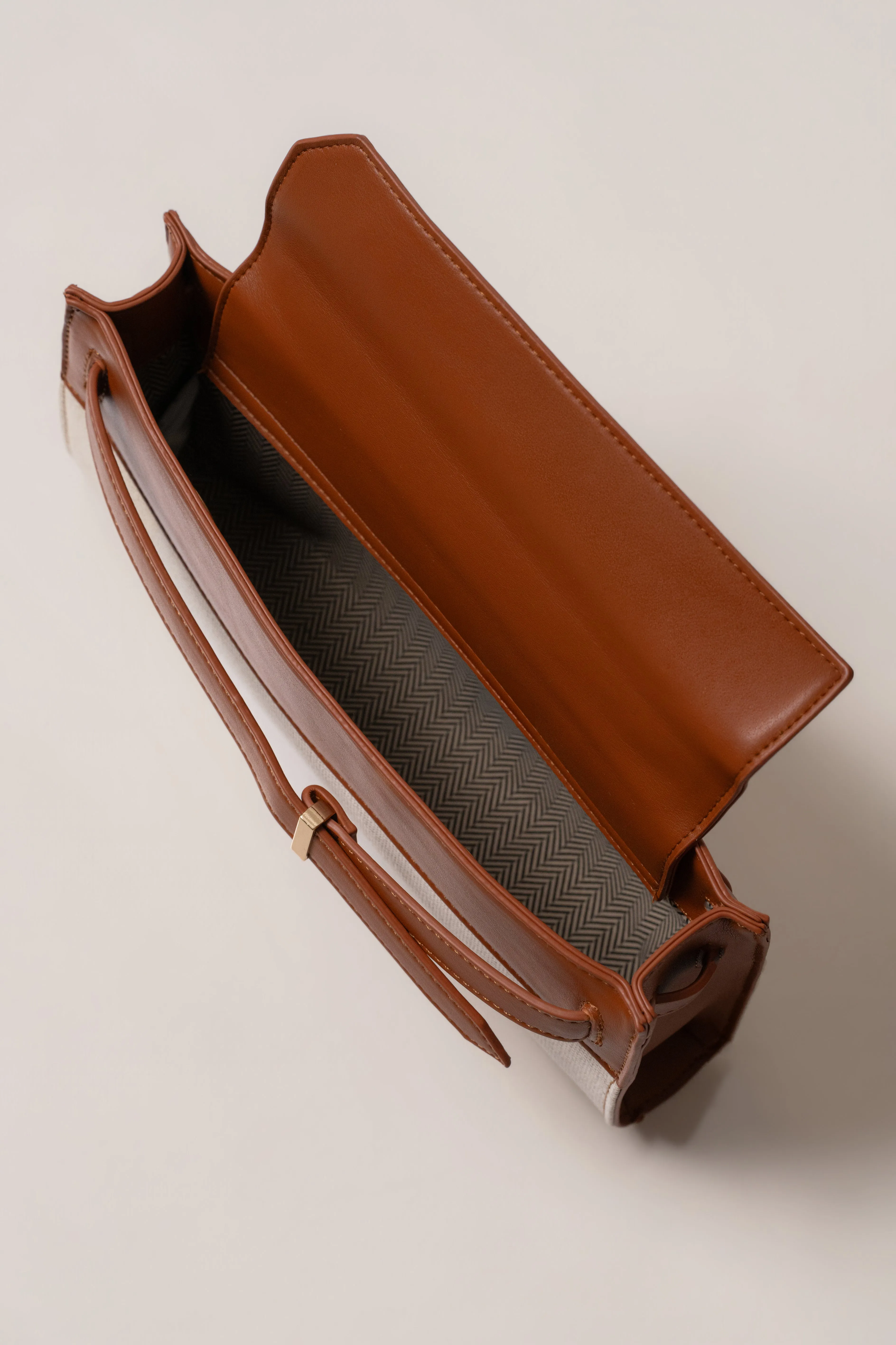 Ivory Windsor Canvas Handbag sold by JLUXLABEL product image thumbnail 3