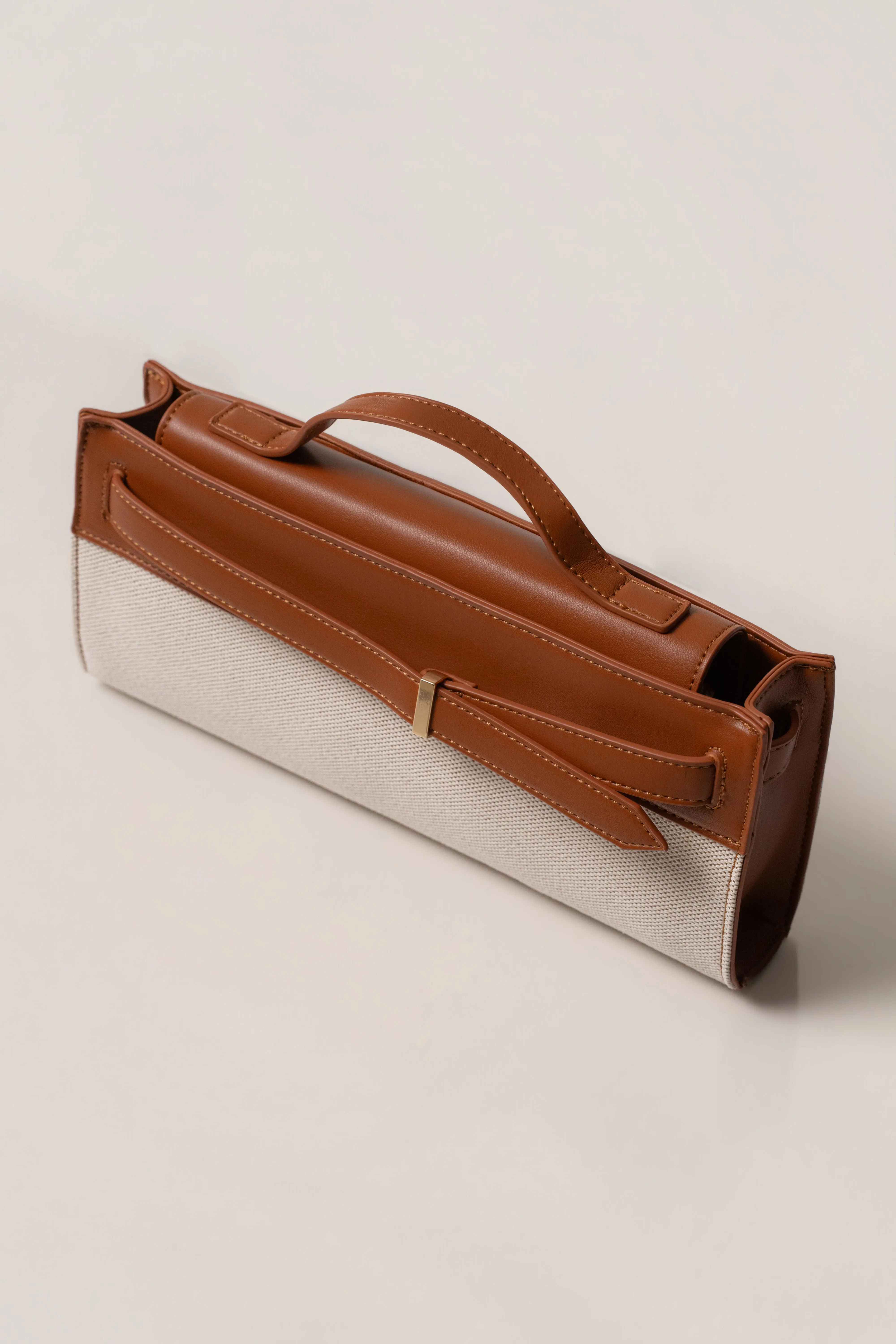 Ivory Windsor Canvas Handbag sold by JLUXLABEL product image thumbnail 4
