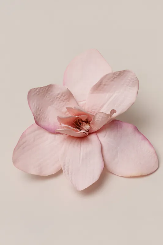 Light Pink Coastal Orchid Hair Clip made by JLUXLABEL