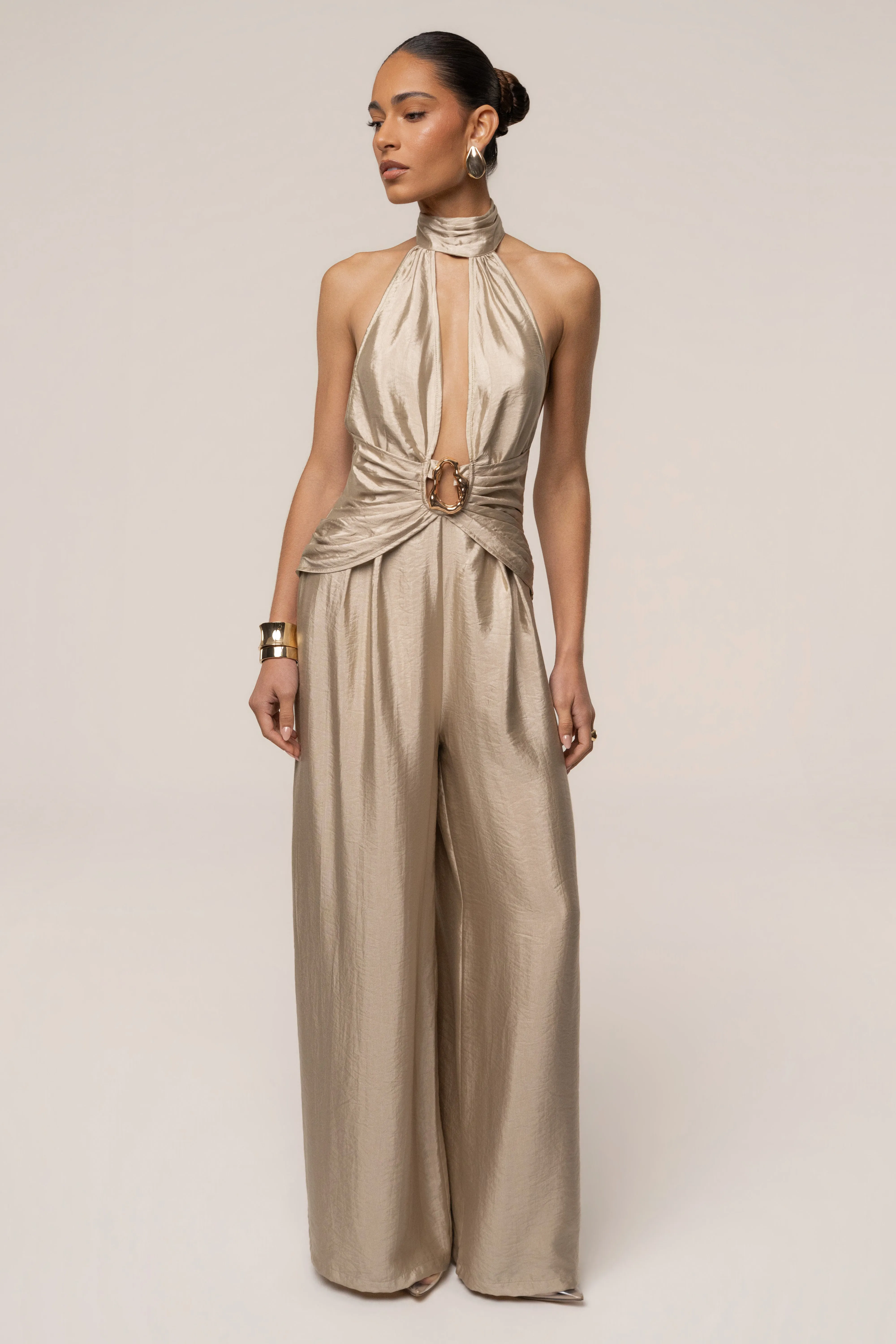 Gold Accent Jumpsuit sold by JLUXLABEL product image thumbnail 4