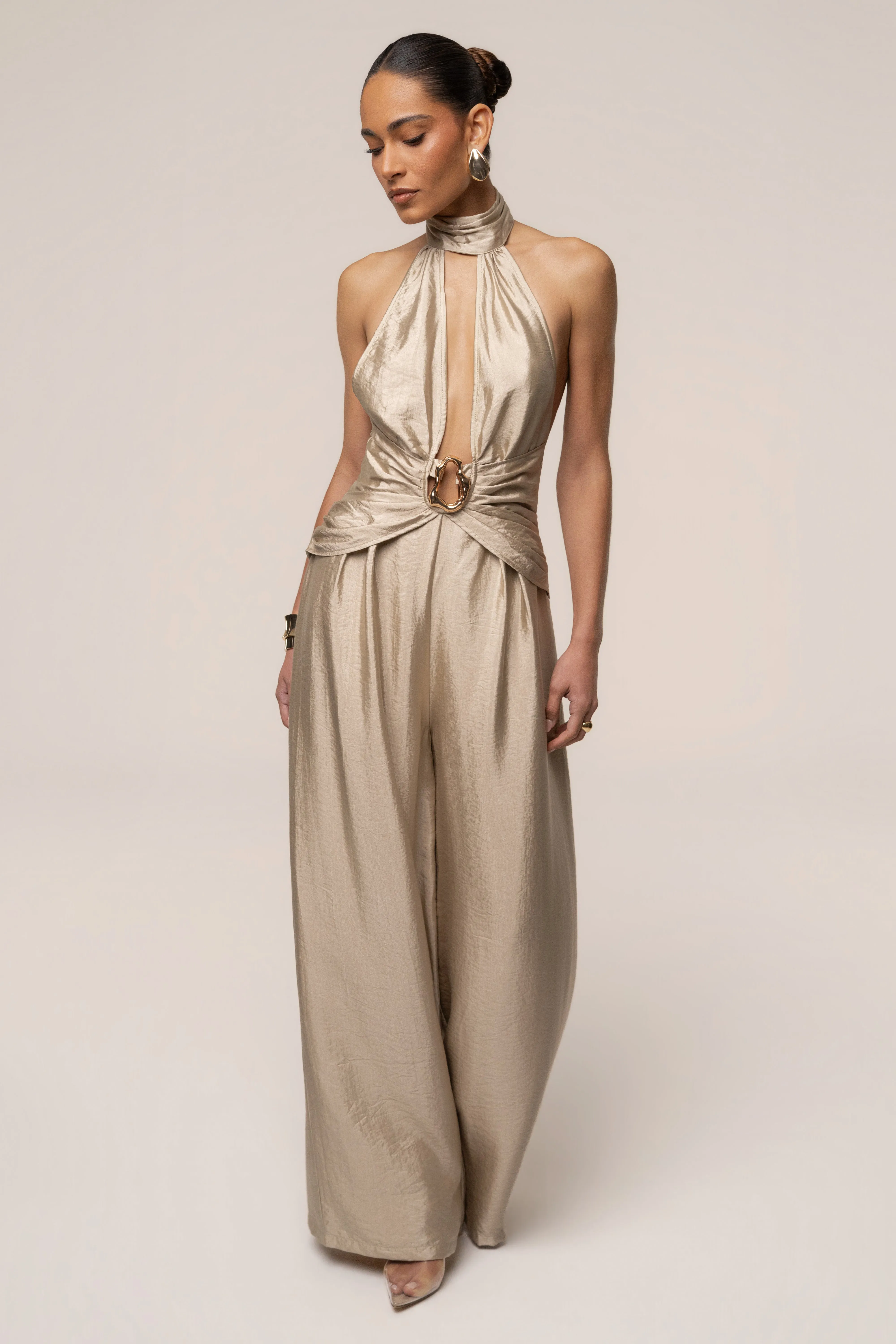 Gold Accent Jumpsuit sold by JLUXLABEL product image thumbnail 5