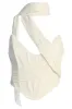 Ivory Coastal Bliss Linen Bustier sold by JLUXLABEL
