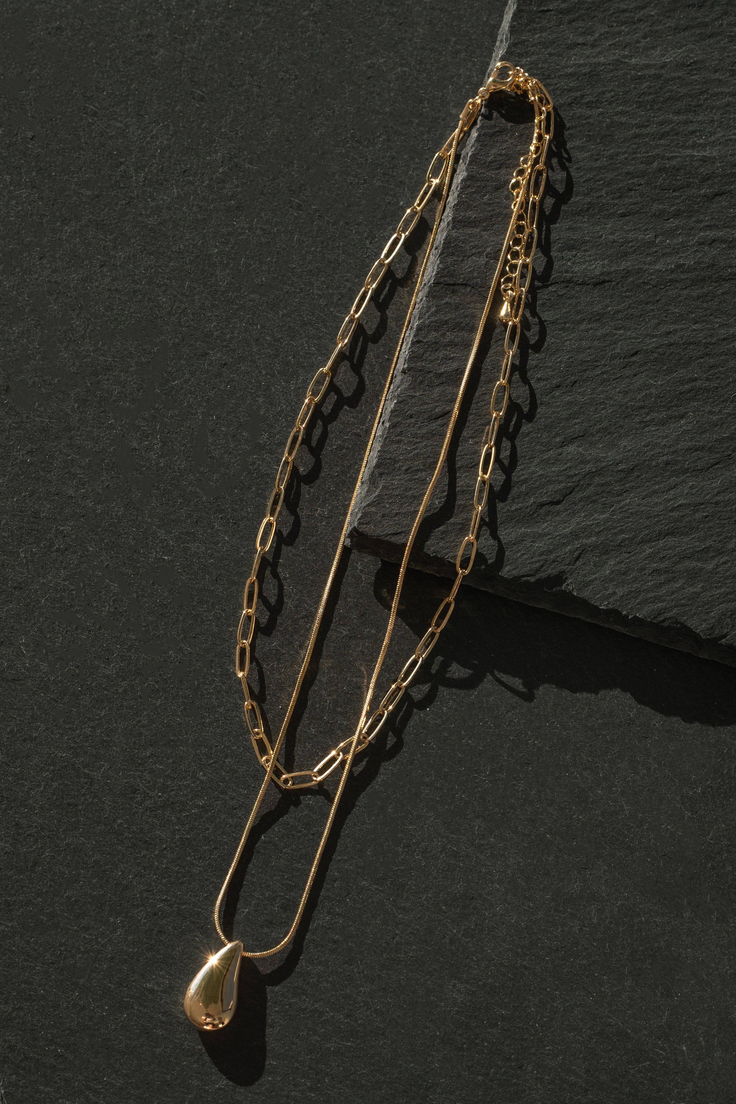 Gold Betsy Layered Necklace sold by JLUXLABEL product image thumbnail 2