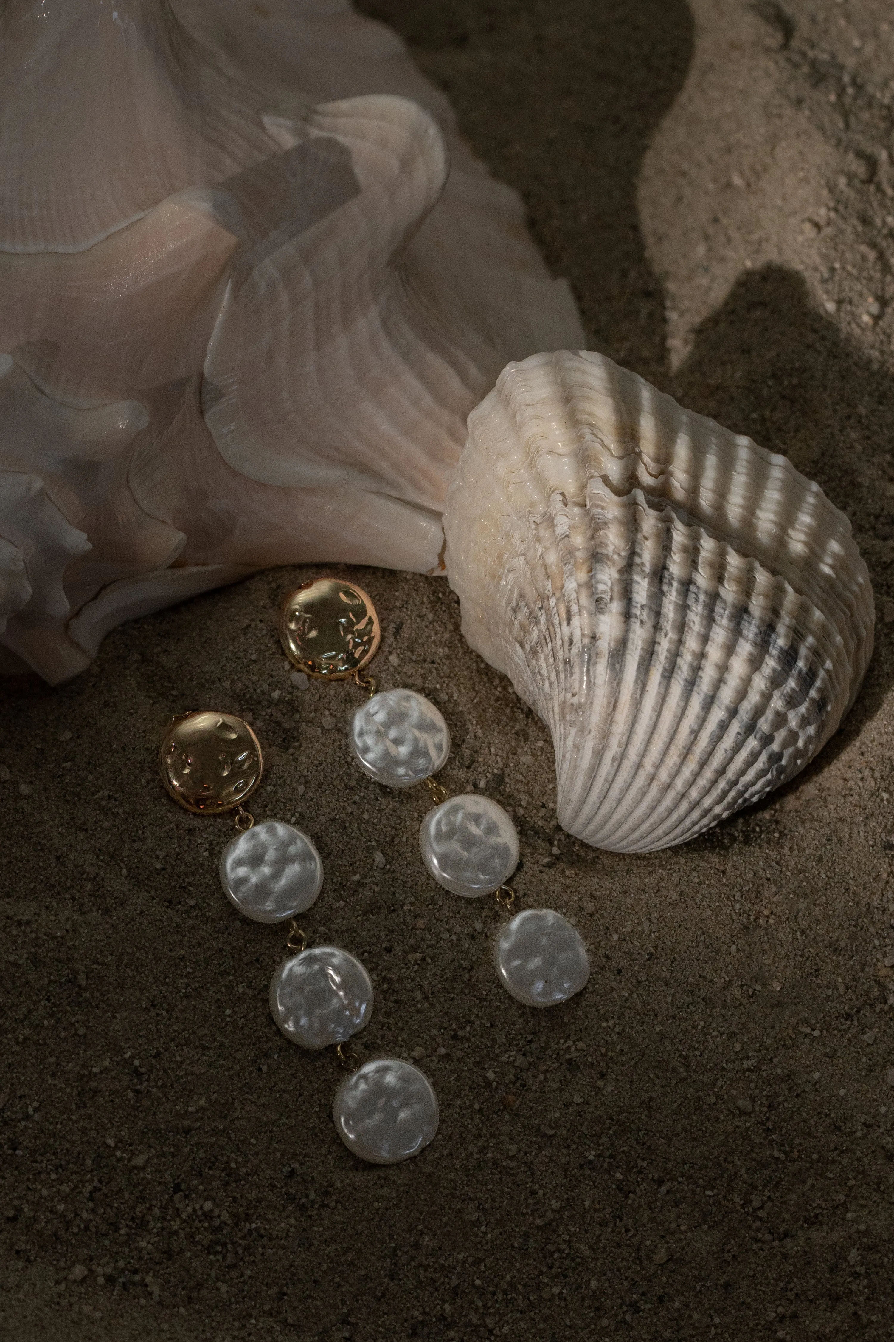 Gold Palma Dangle Earring sold by JLUXLABEL product image thumbnail 2