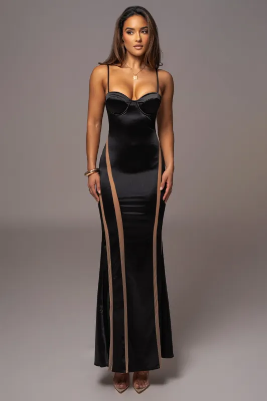 Black All Your Love Maxi Dress sold by JLUXLABEL
