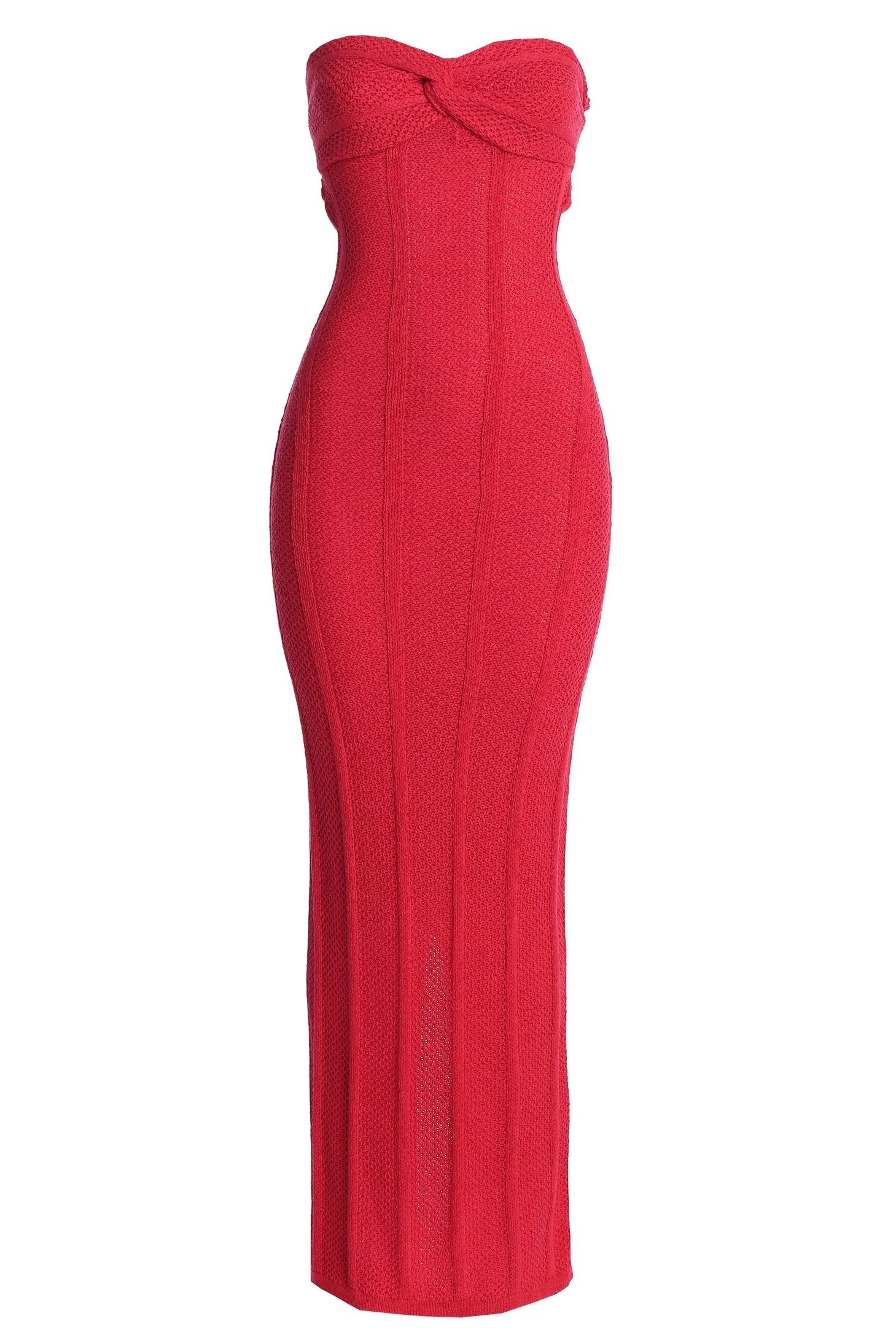 Fuchsia Blanca Strapless Maxi Dress sold by JLUXLABEL product image thumbnail 3