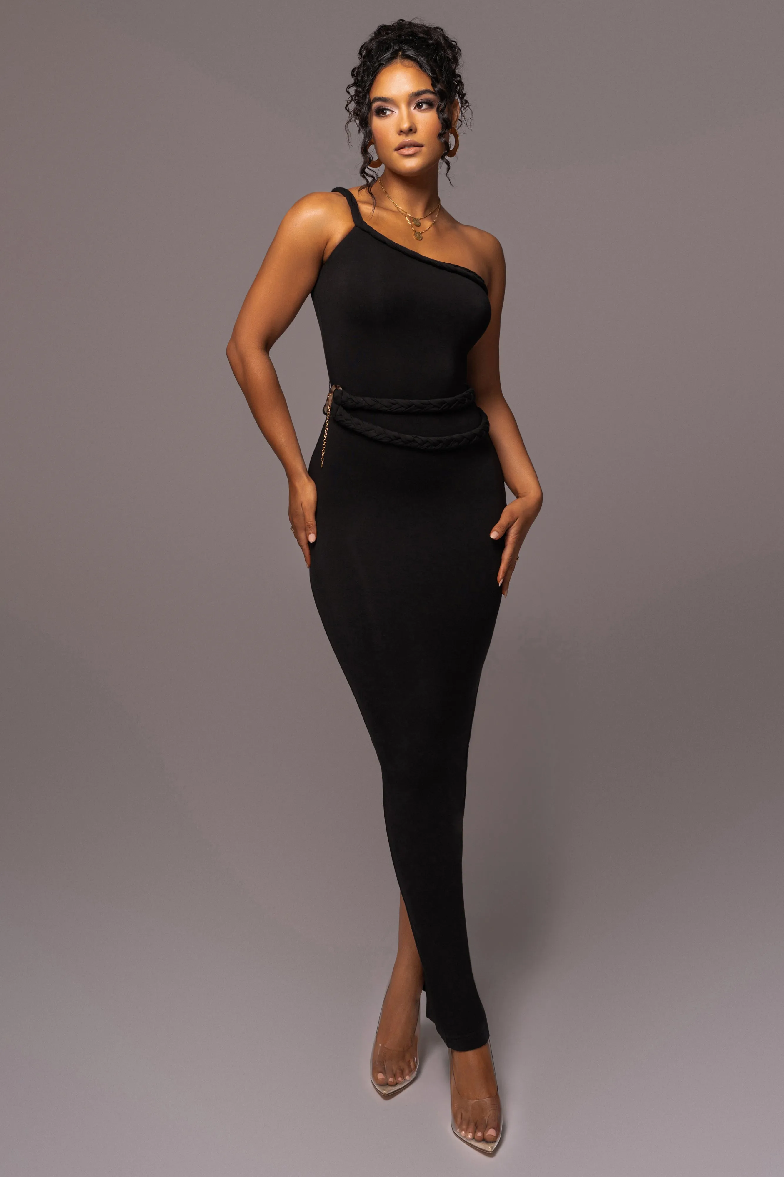 Black One Of One Maxi Dress sold by JLUXLABEL product image thumbnail 5