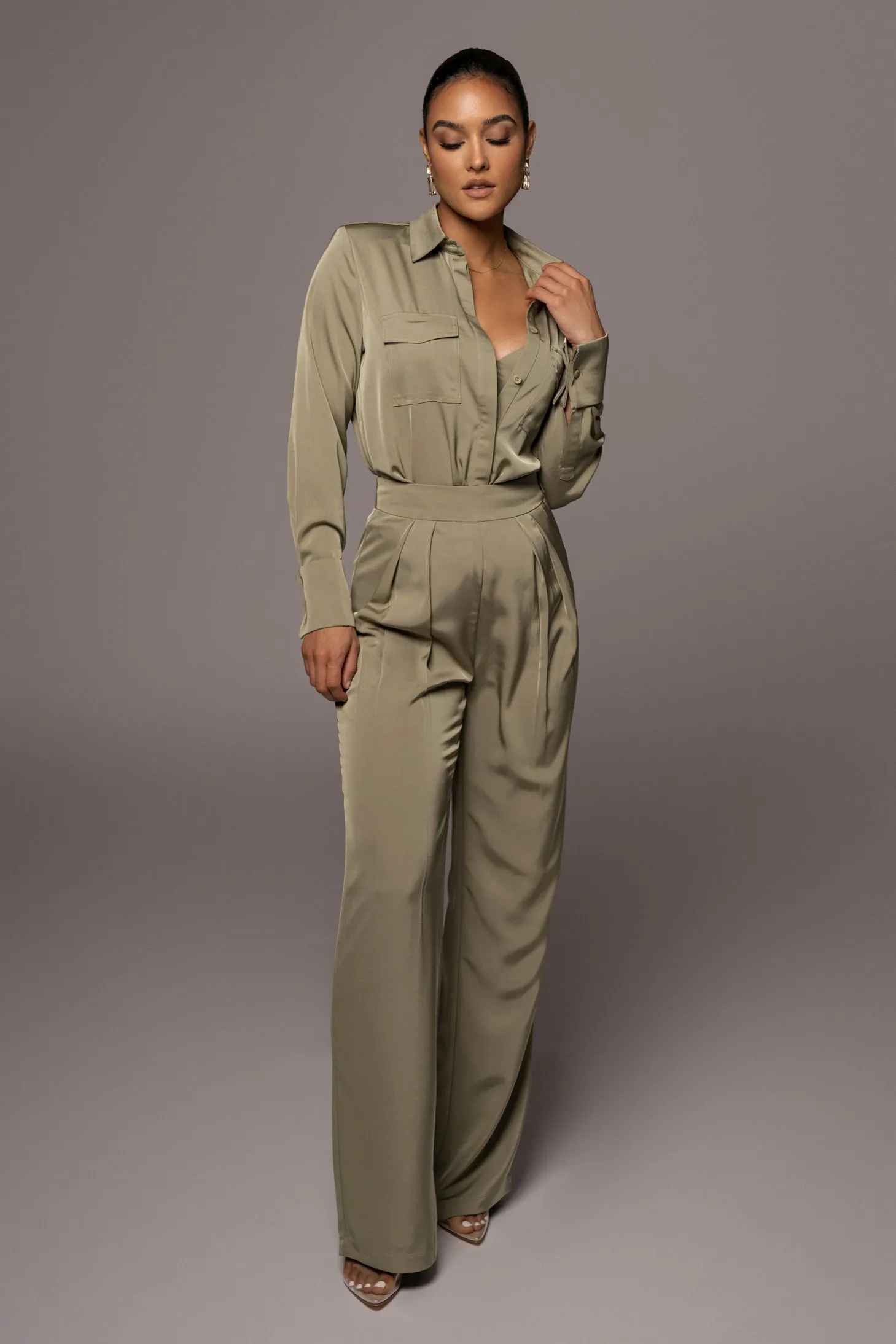 Olive Candice Trousers sold by JLUXLABEL product image thumbnail 5