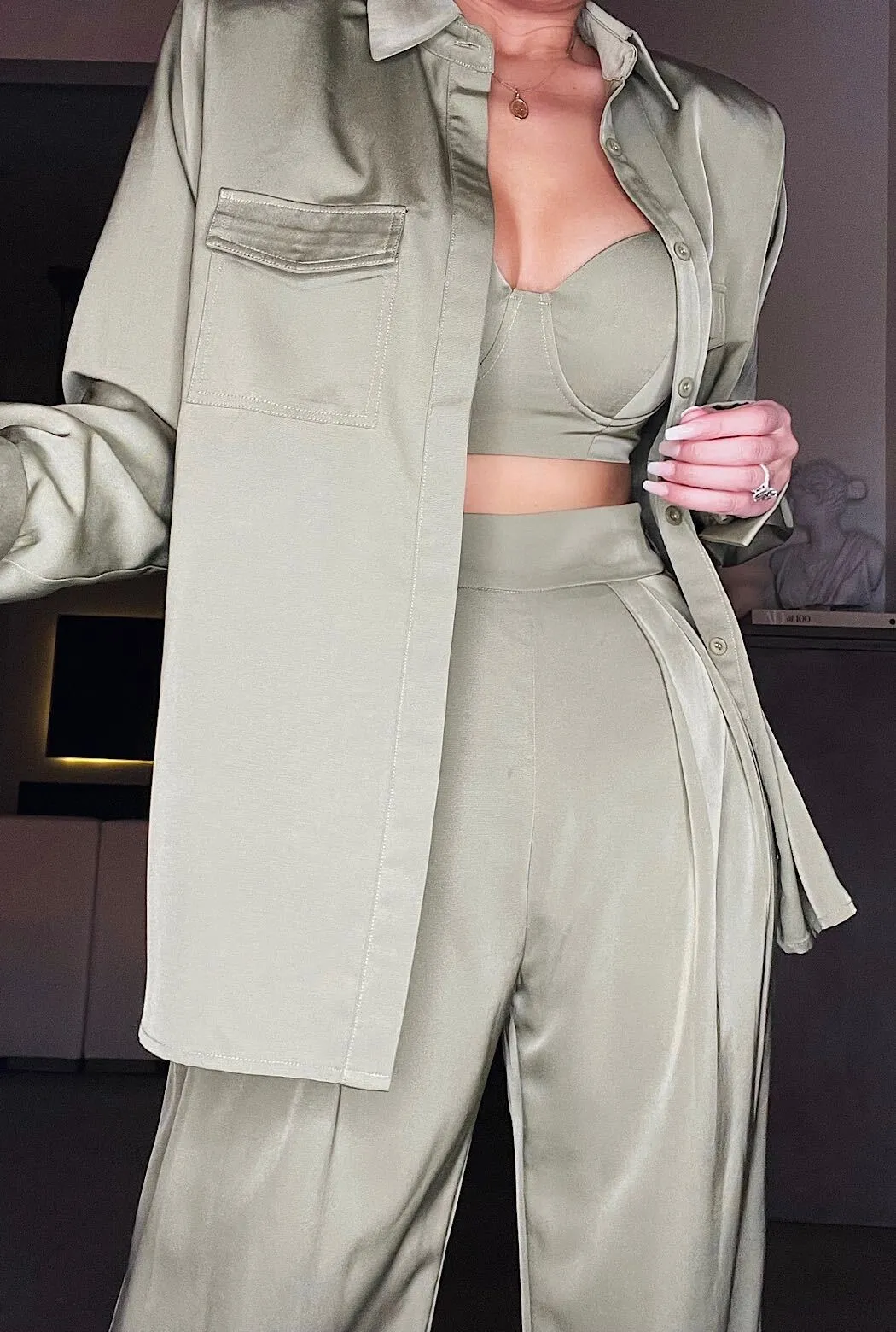 Olive Candice Trousers sold by JLUXLABEL product image thumbnail 3