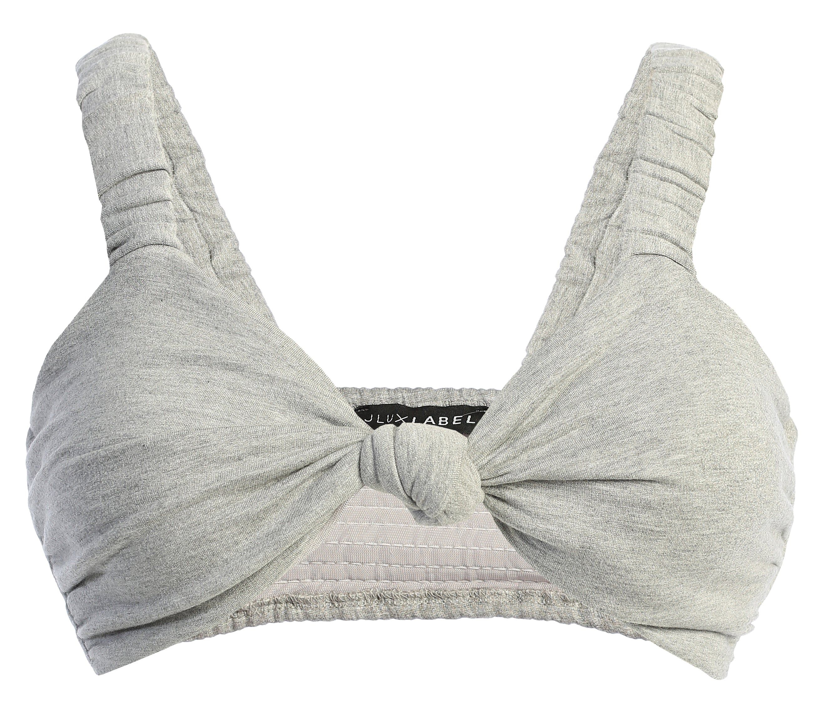 Grey Kiley Crop Top sold by JLUXLABEL product image thumbnail 3