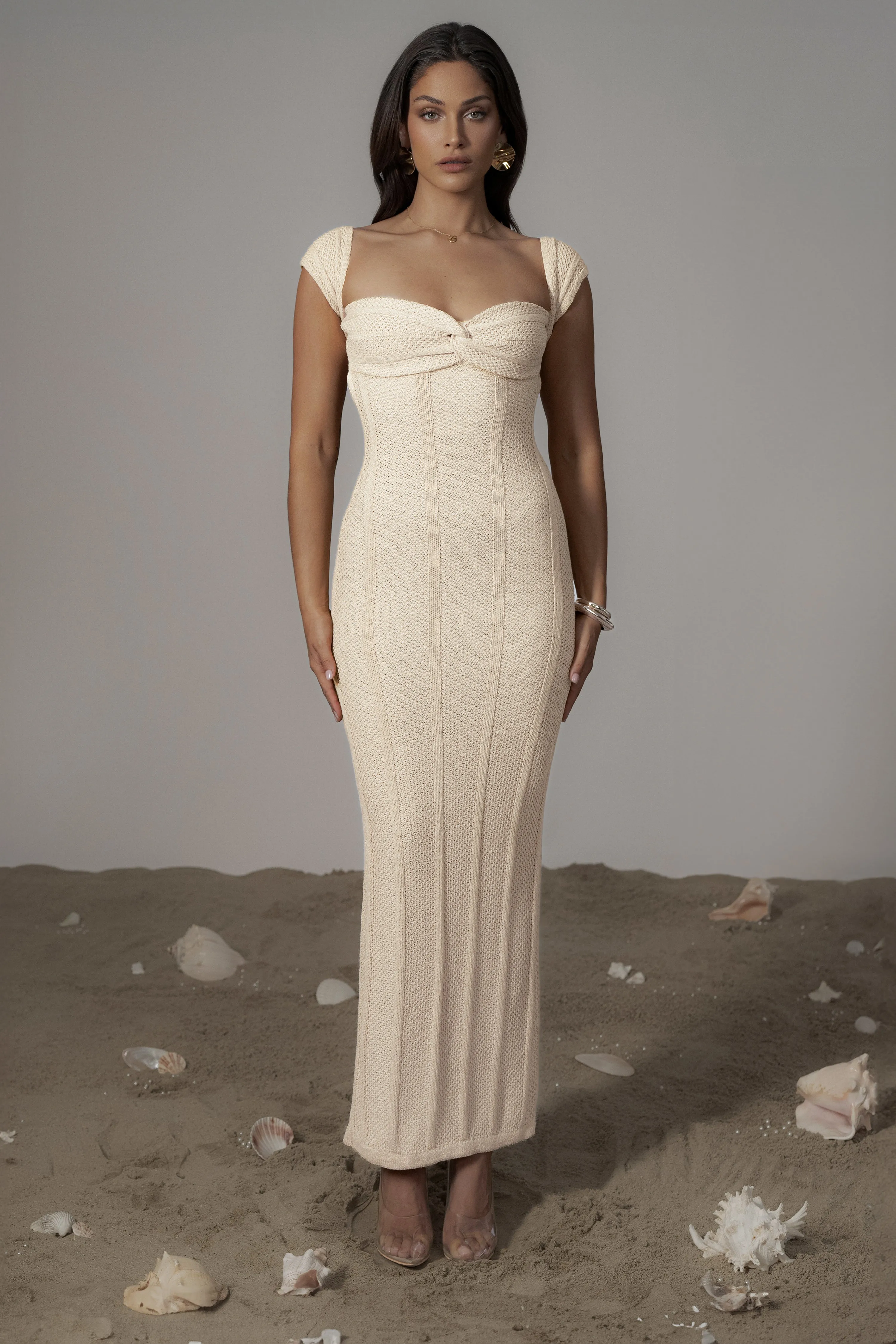 Ivory Blanca Strapless Maxi Dress sold by JLUXLABEL product image thumbnail 4