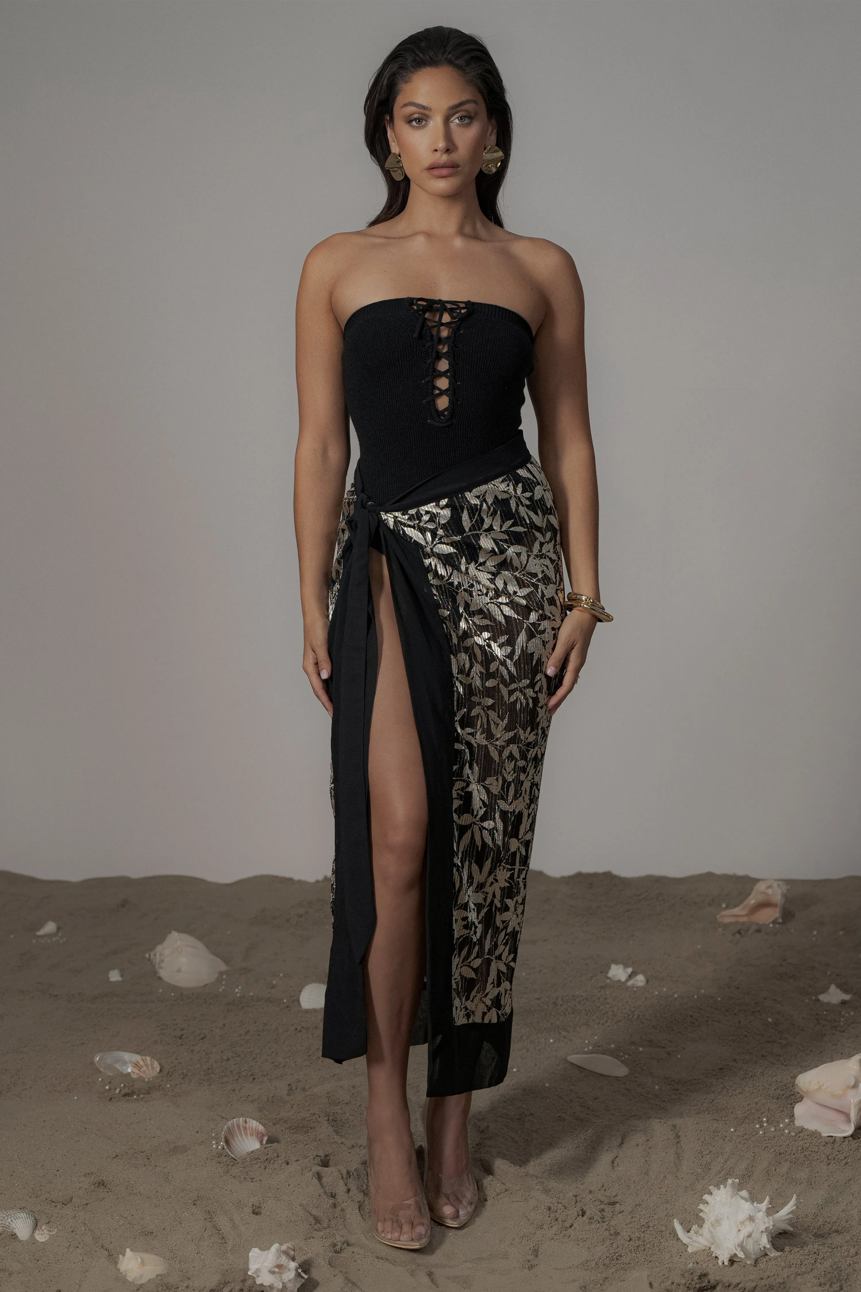 Black Seabound Bodysuit sold by JLUXLABEL product image thumbnail 2