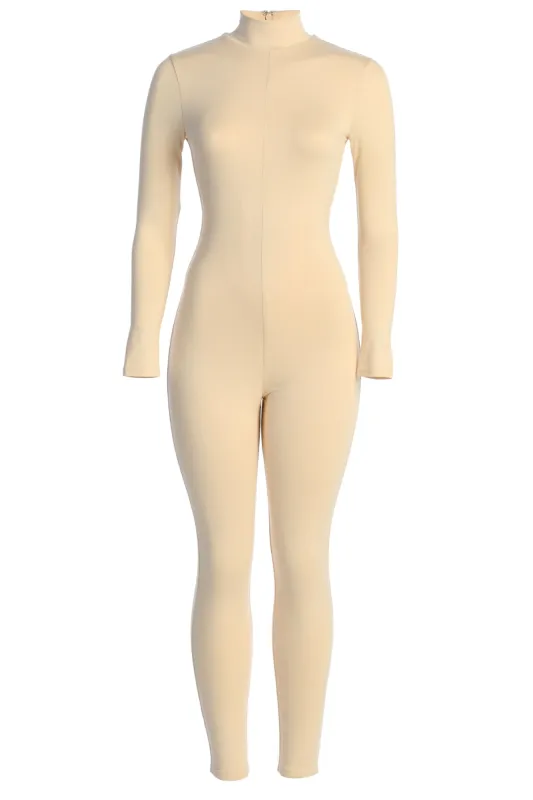 Jluxbasix Cream Raisa Jumpsuit sold by JLUXLABEL