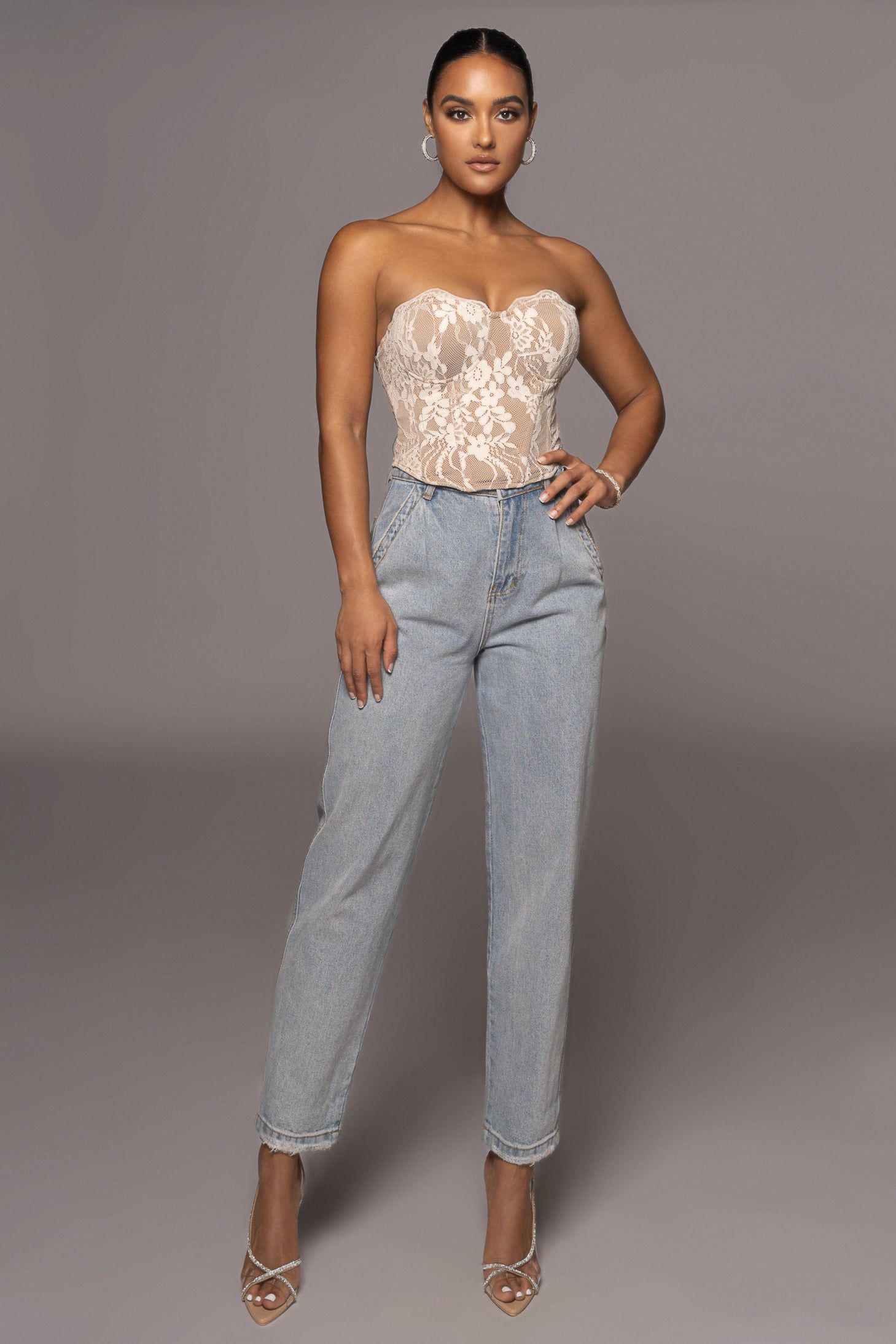 Ivory Heaven Sent Bustier sold by JLUXLABEL product image thumbnail 4