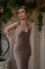 Bronze Promise Of Love Satin Dress sold by JLUXLABEL