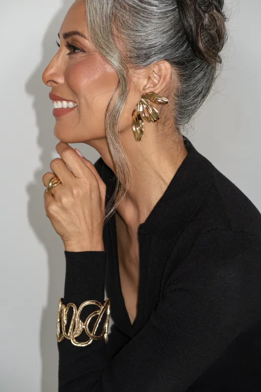 Gold Seville Earrings sold by JLUXLABEL