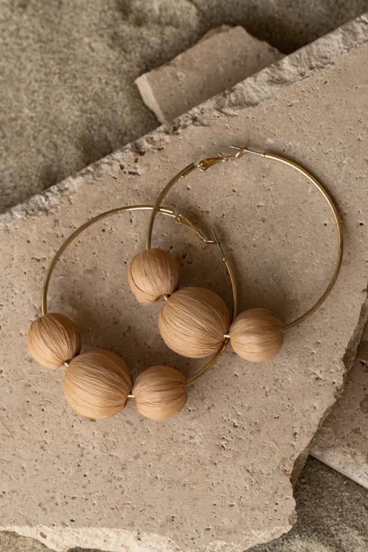 Gold Monaco Hoop Earrings sold by JLUXLABEL