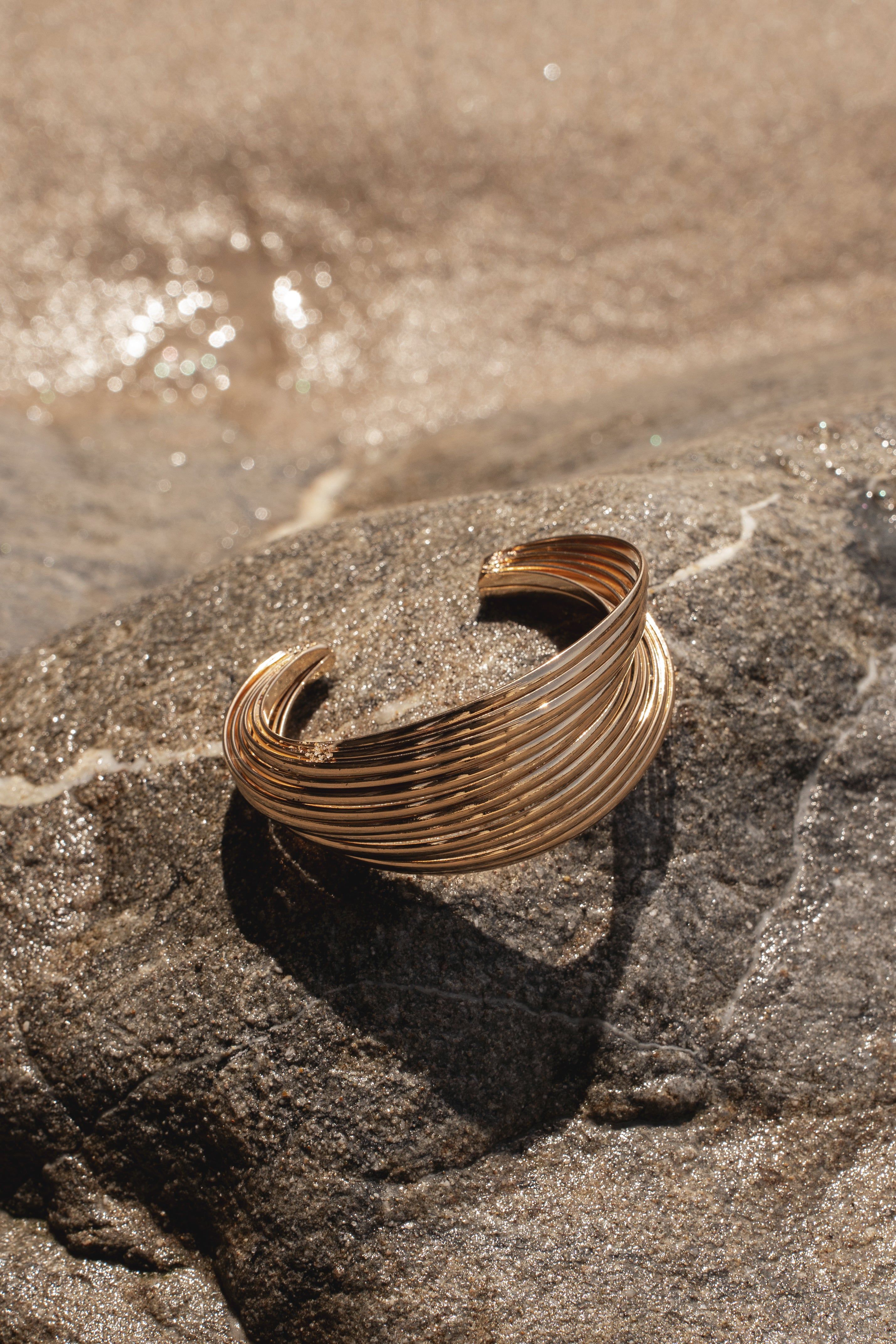 Gold Dora Cuff Bracelet sold by JLUXLABEL