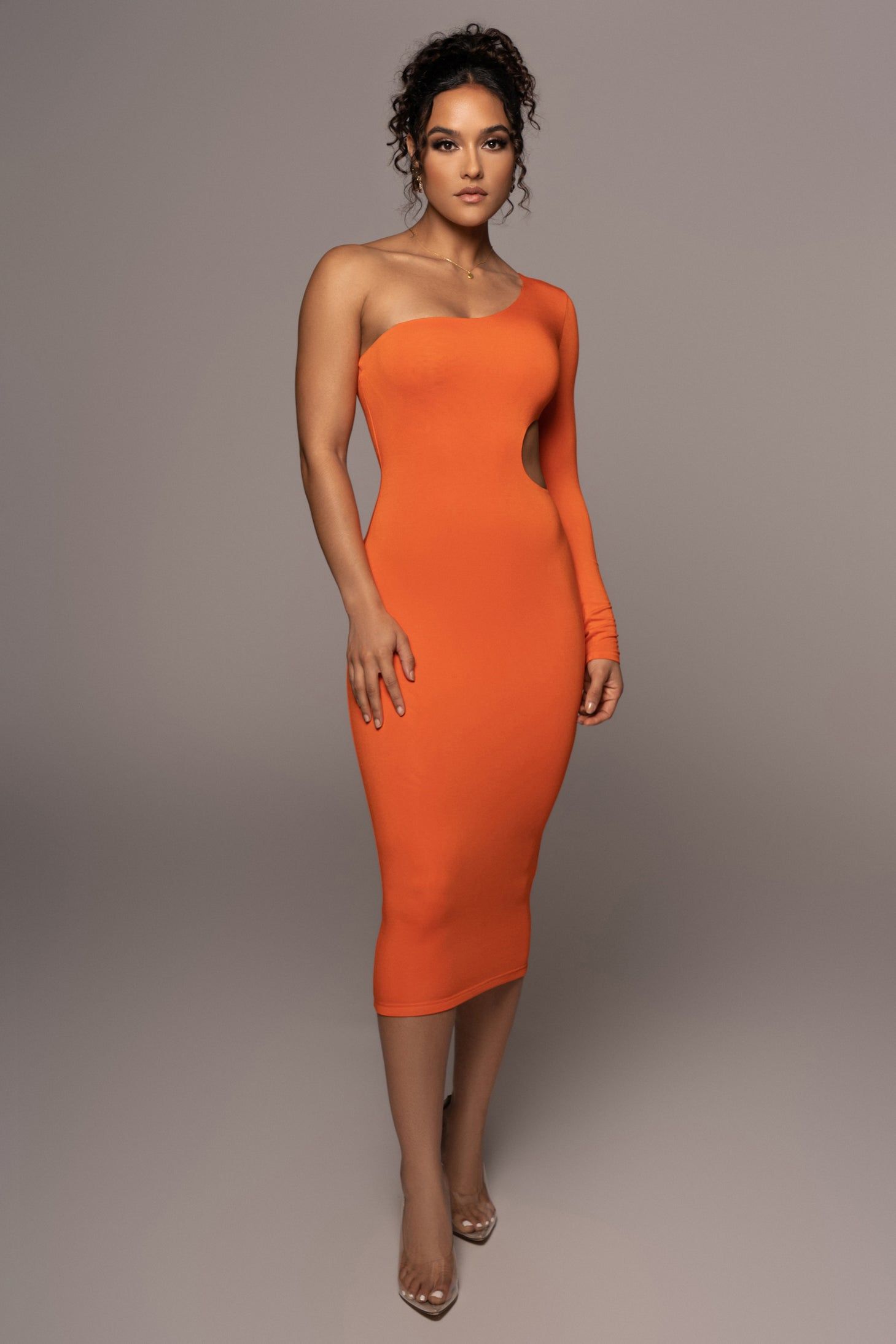 Tangerine Julia Midi Dress sold by JLUXLABEL product image thumbnail 2