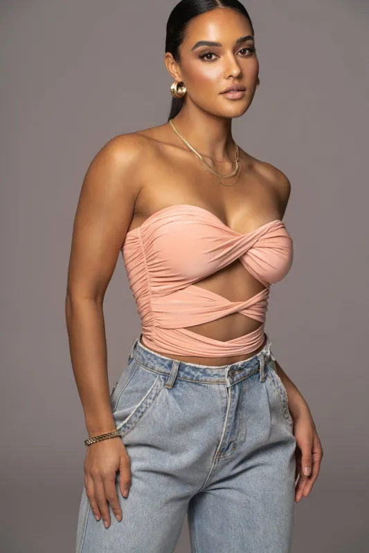 Peach New Heights Top sold by JLUXLABEL