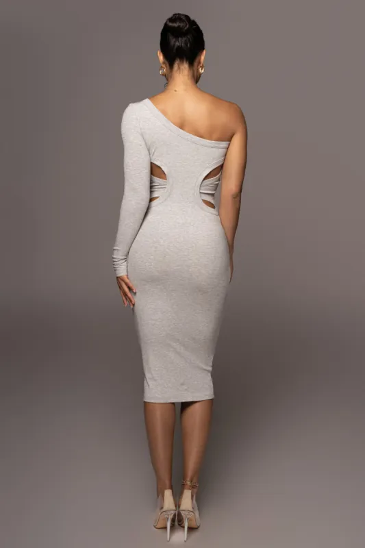 Grey Vixen One Shoulder Dress sold by JLUXLABEL