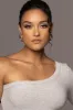 Grey Vixen One Shoulder Dress sold by JLUXLABEL