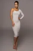 Grey Vixen One Shoulder Dress sold by JLUXLABEL