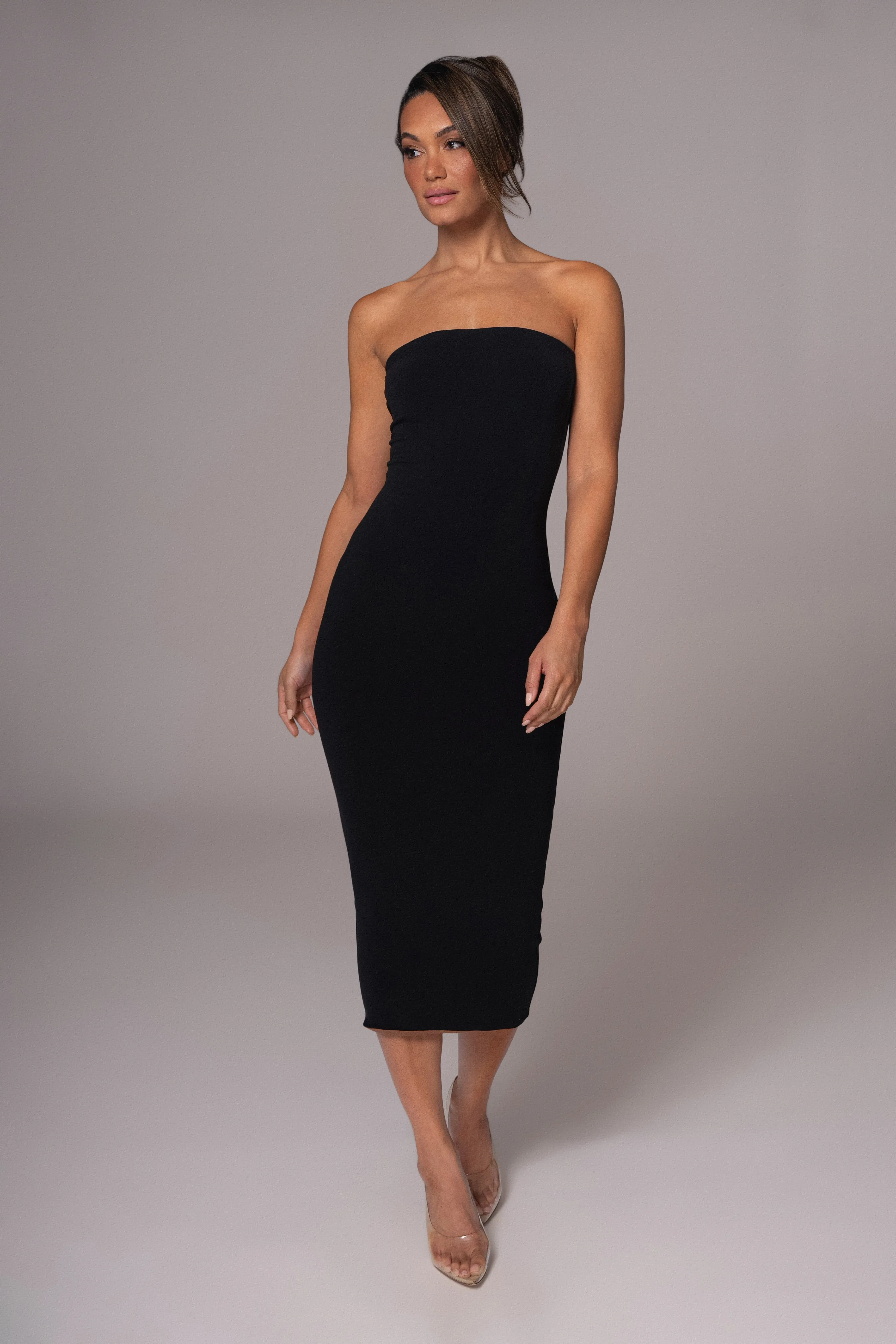 Black/Pecan Shelley Reversible Maxi Dress sold by JLUXLABEL product image thumbnail 2