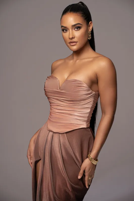 Brown New Romantics Velvet Corset sold by JLUXLABEL