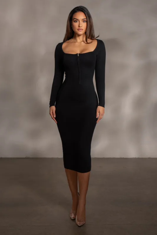 knee length dresses for ladies The Polly Midi Dress main image 0