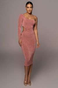 Mauve In The Moment Dress sold by JLUXLABEL