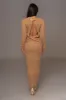 Beige Melissa Knit Maxi Dress sold by JLUXLABEL