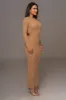 Beige Melissa Knit Maxi Dress sold by JLUXLABEL